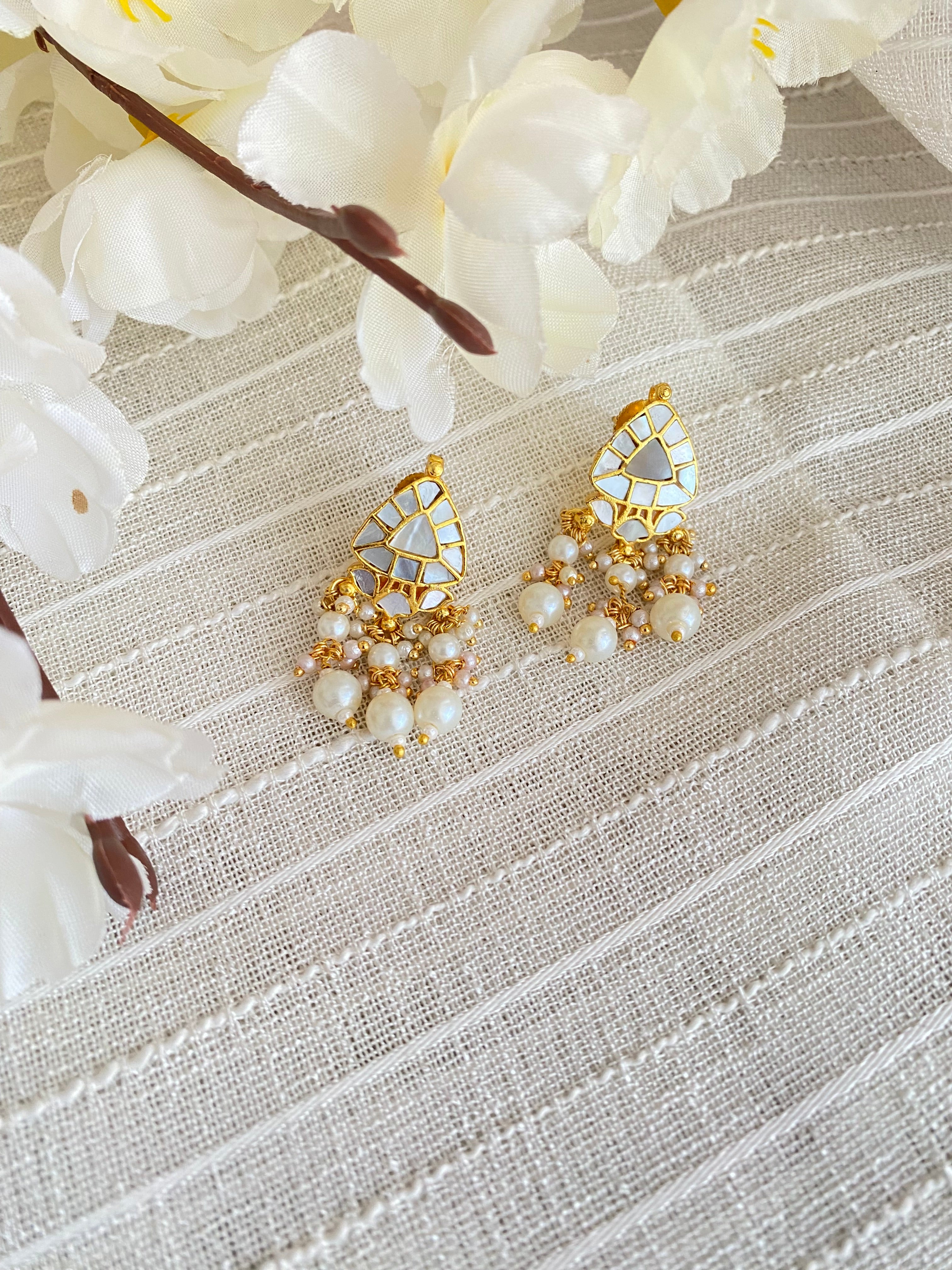 Mother Of Pearl Earrings