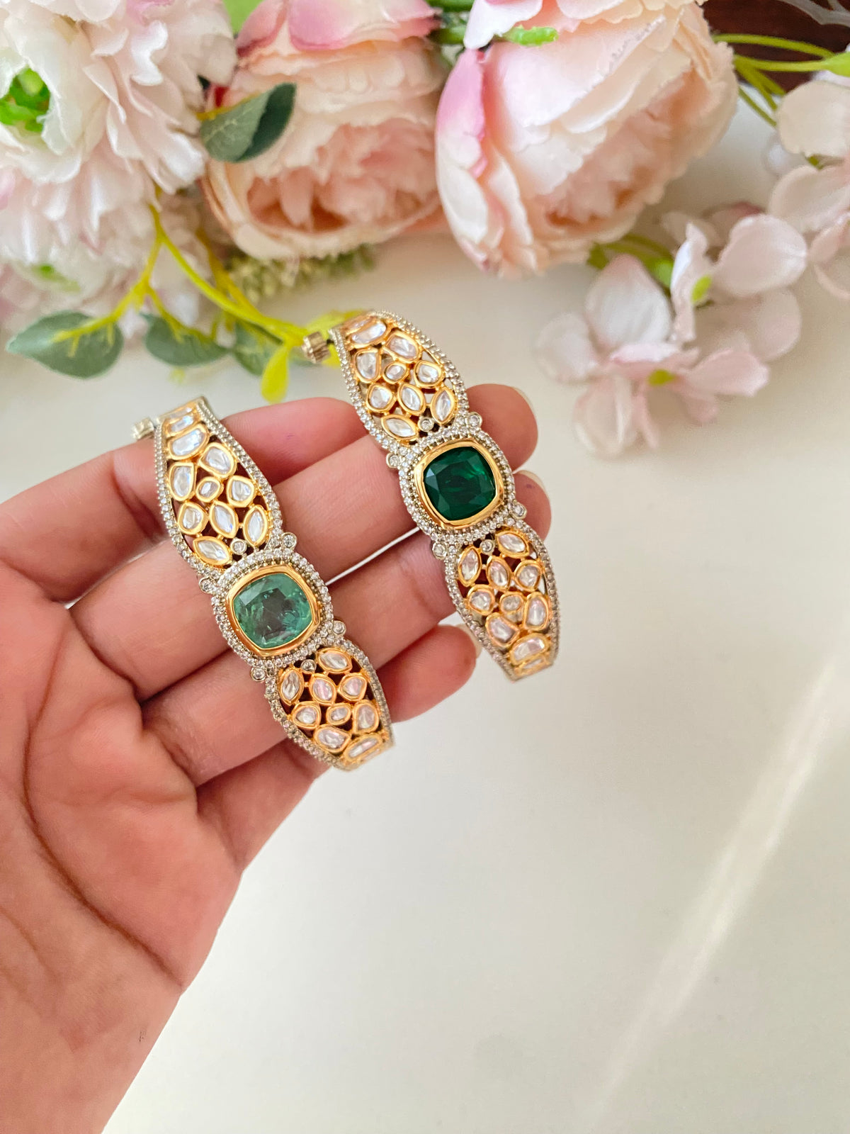 Gold plated Moissanite Bracelet