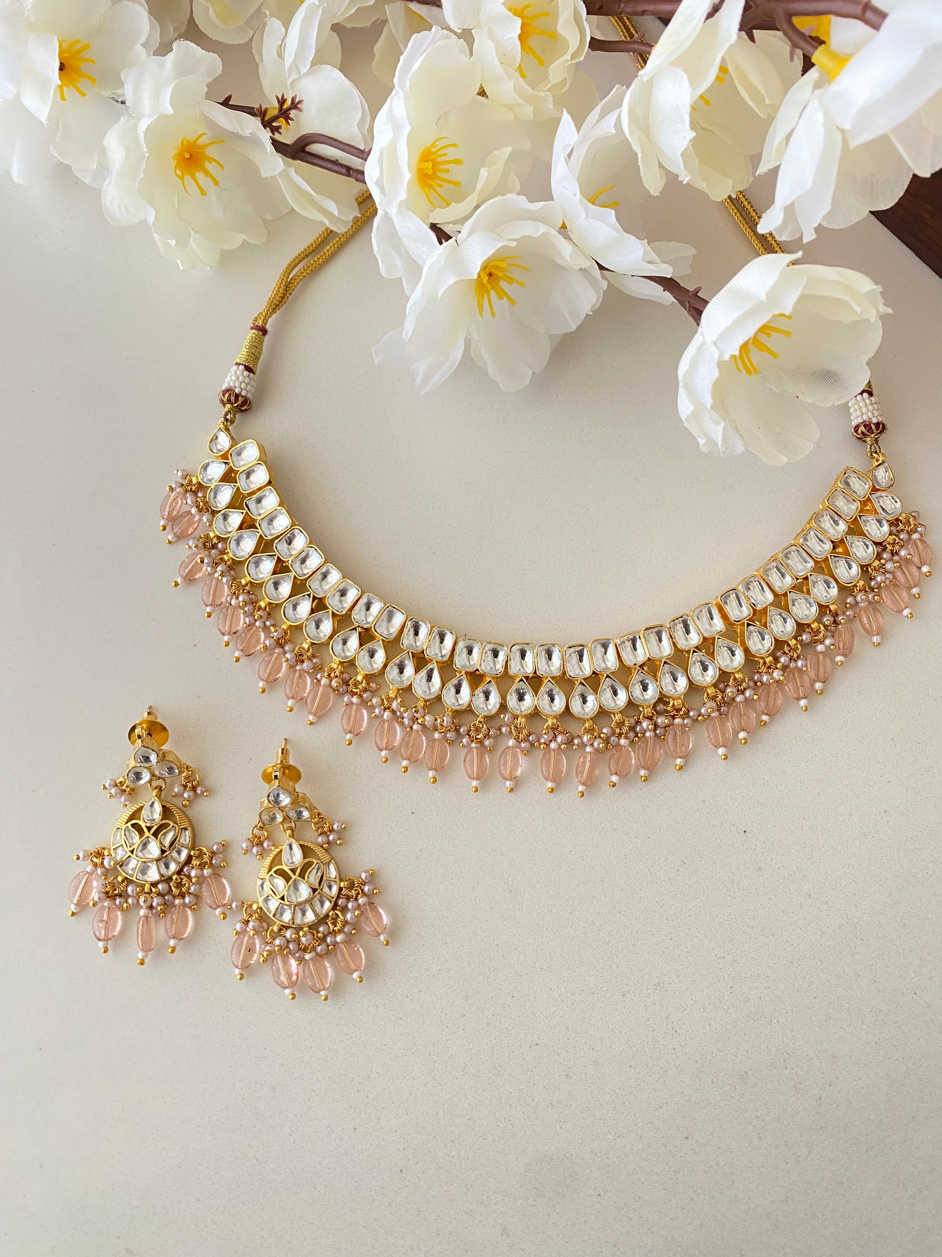 Kundan Gold plated Necklace set