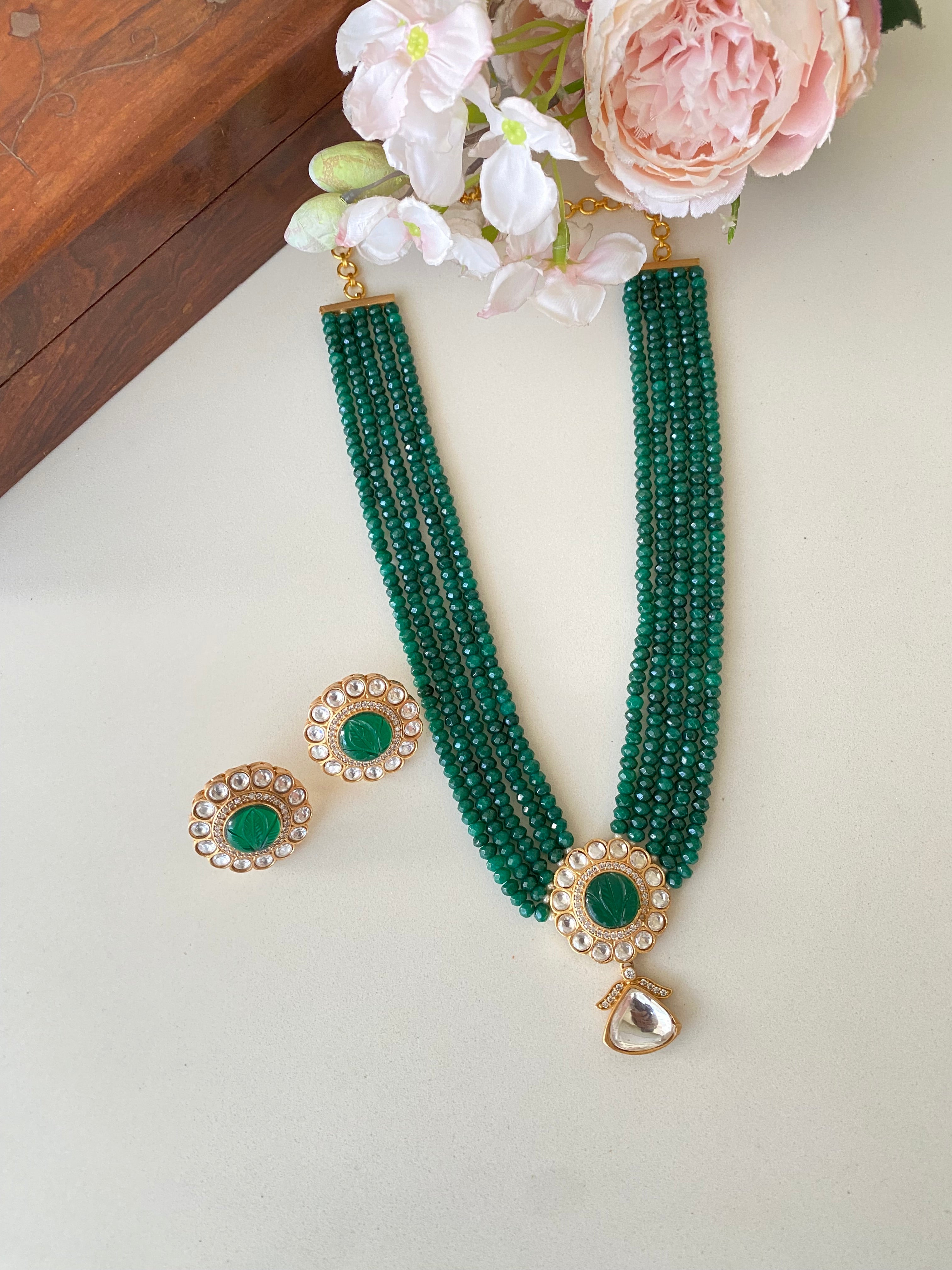 Moissanite Necklace Set