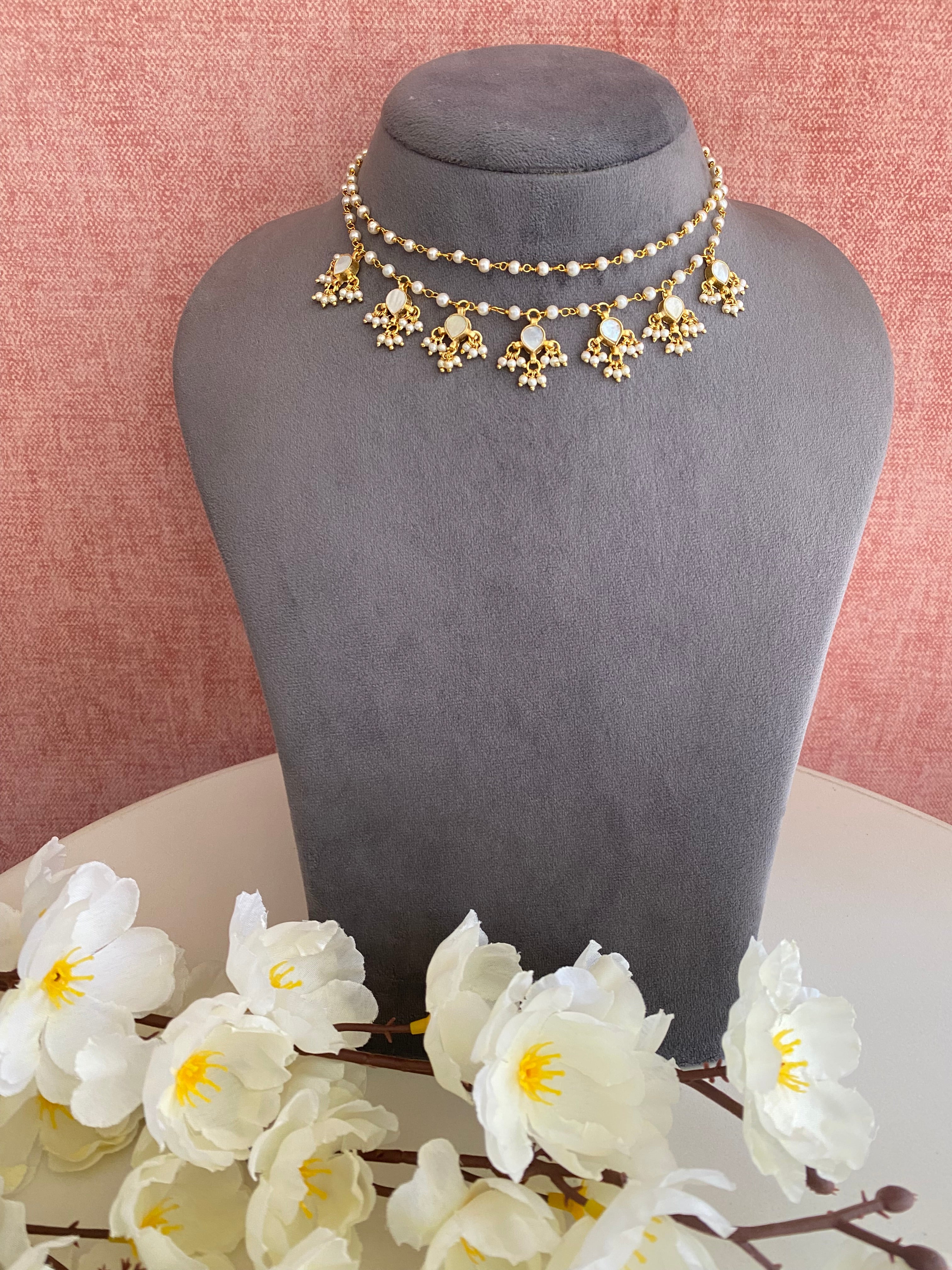 Mother of Pearl Choker