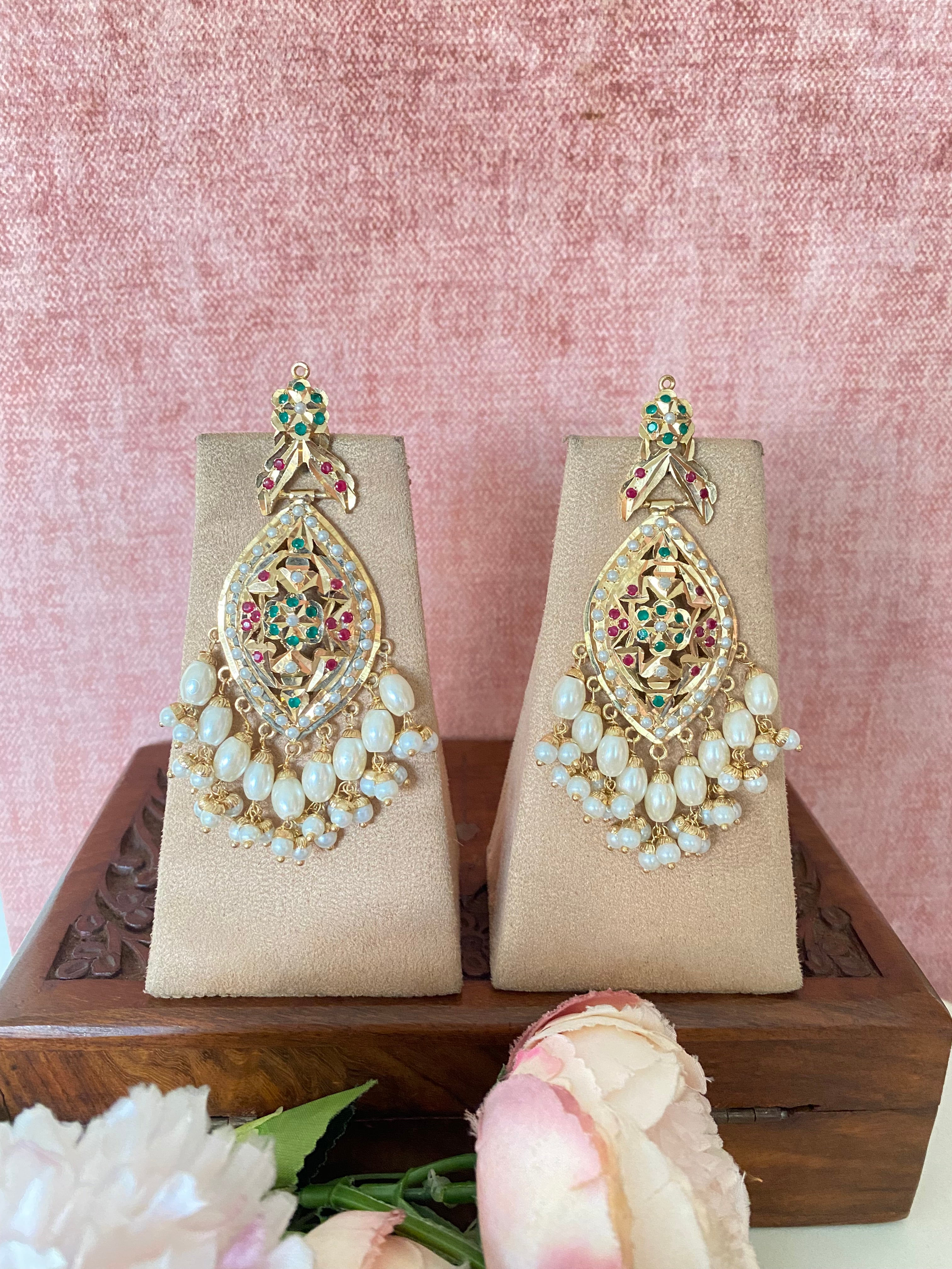 Amritsari Jadau Earrings