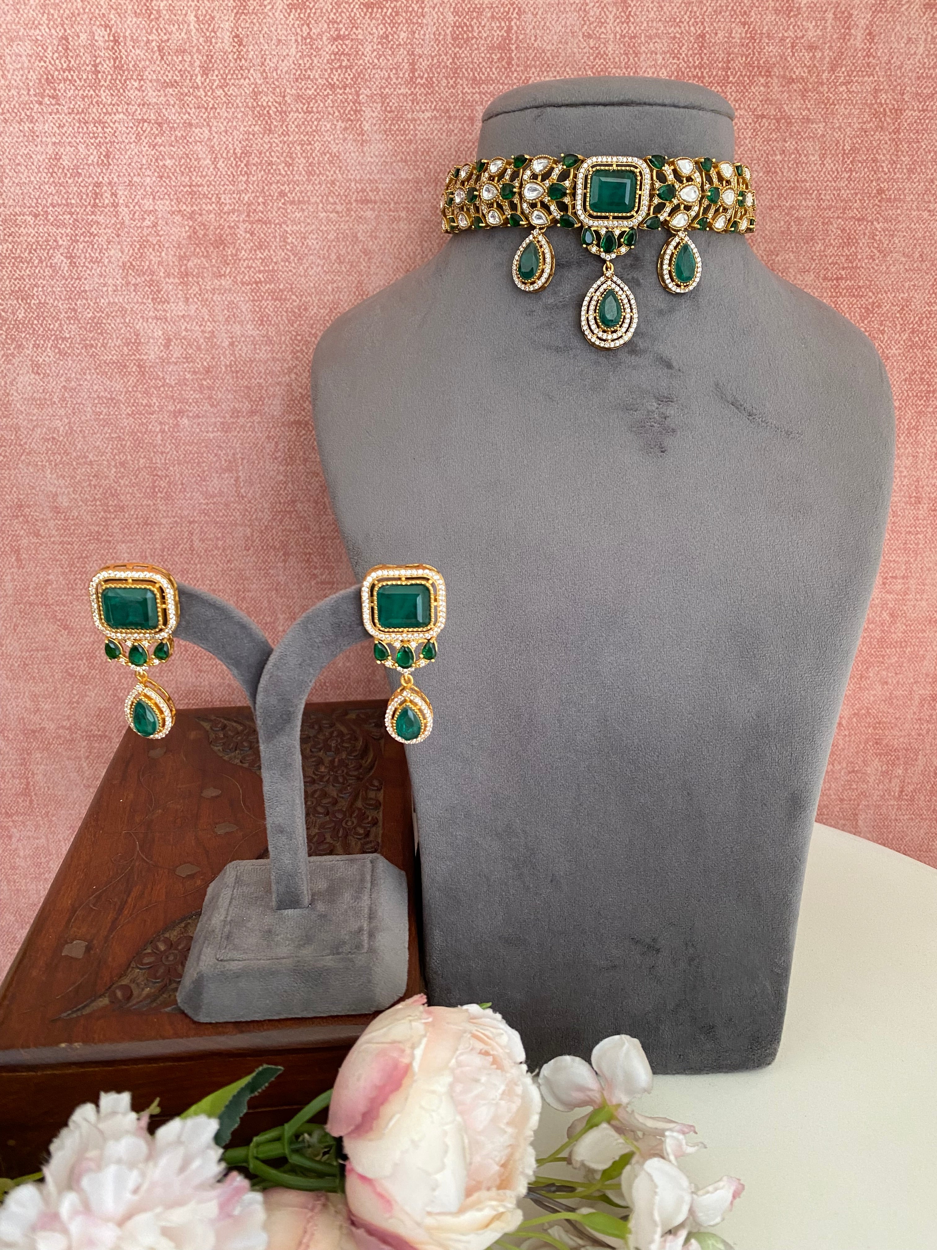 Moissanite Necklace set