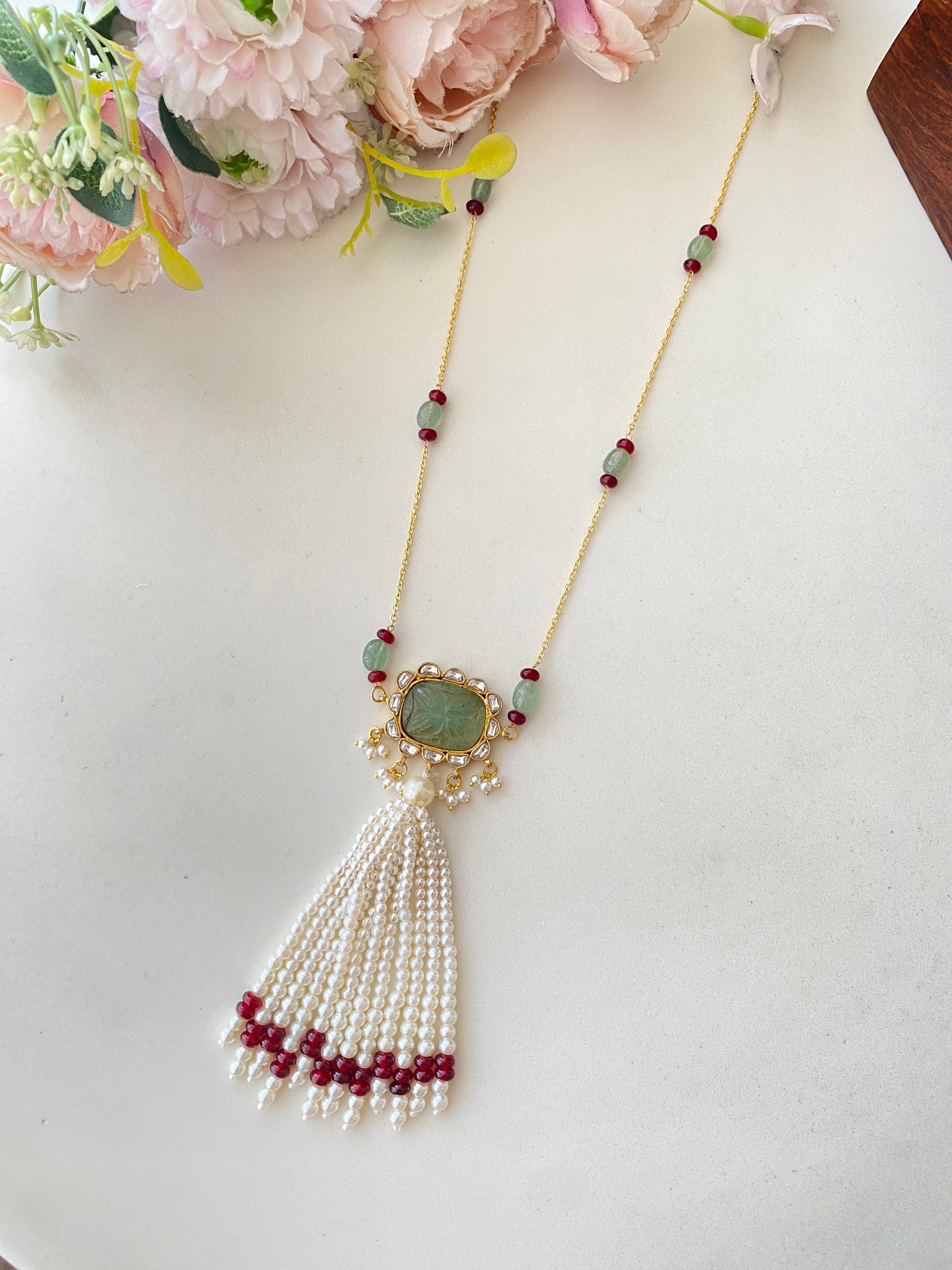 Gold plated Moissanite Pendant