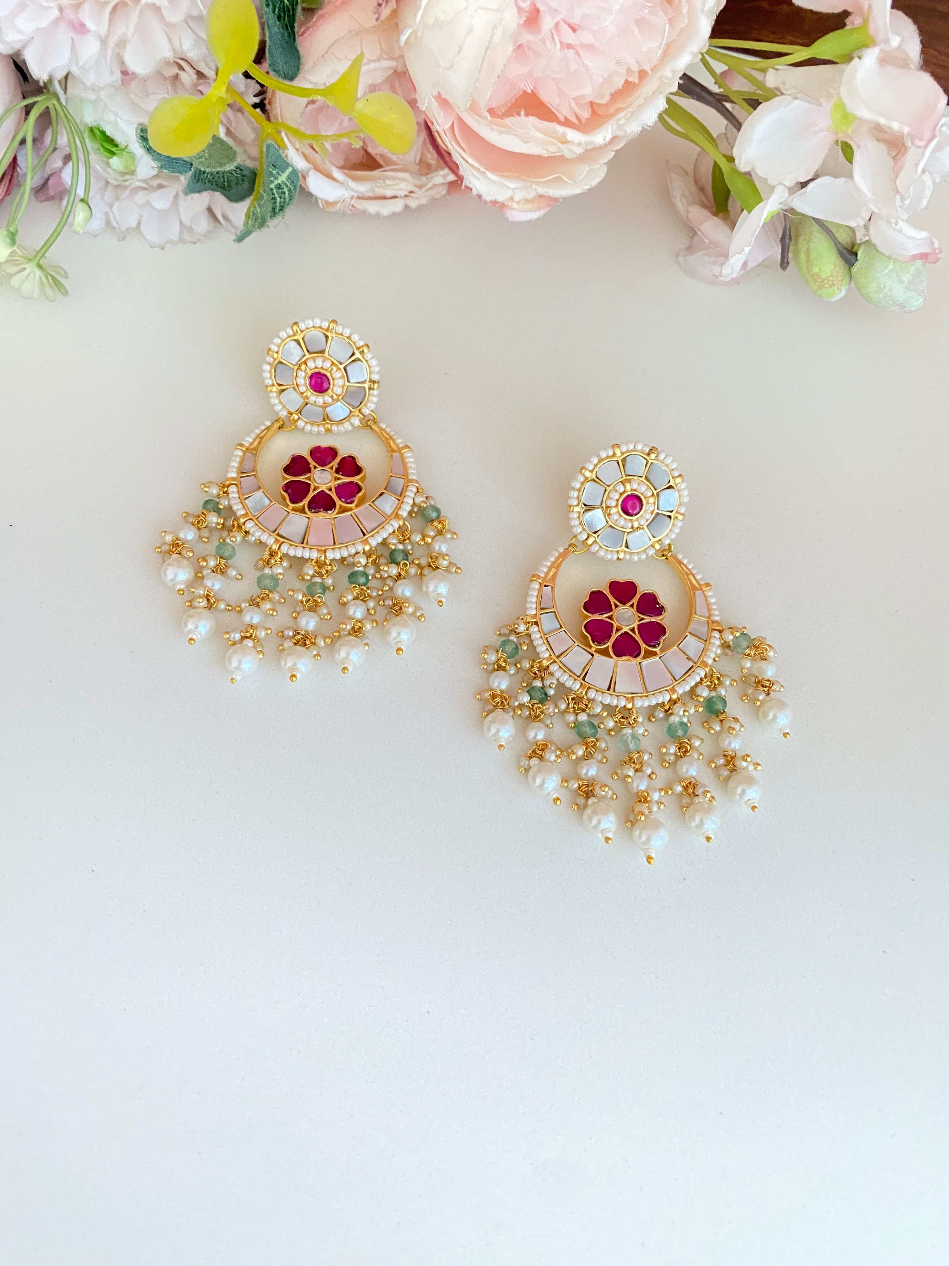 Mother of pearl earrings