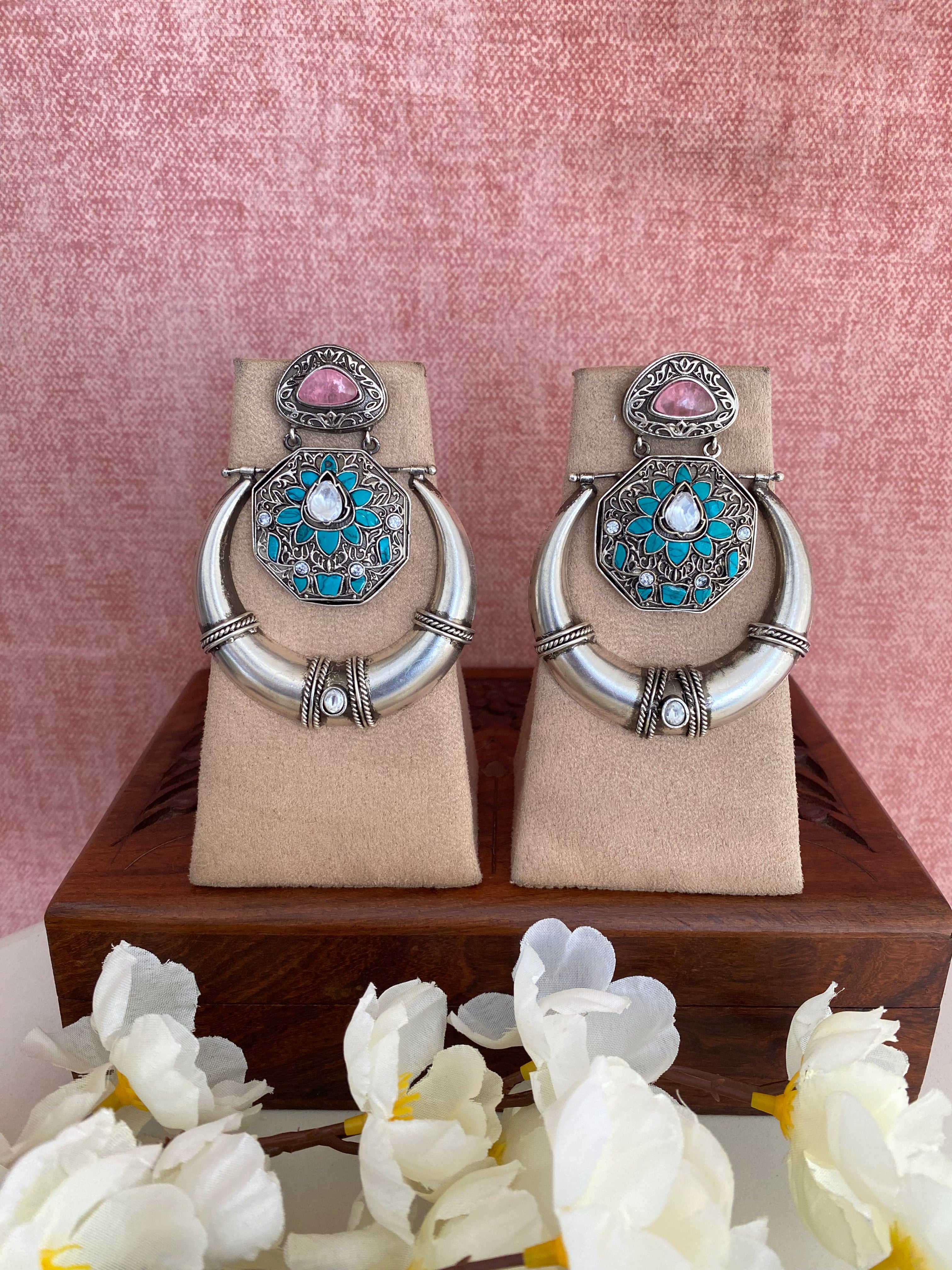 Oxidised Earrings