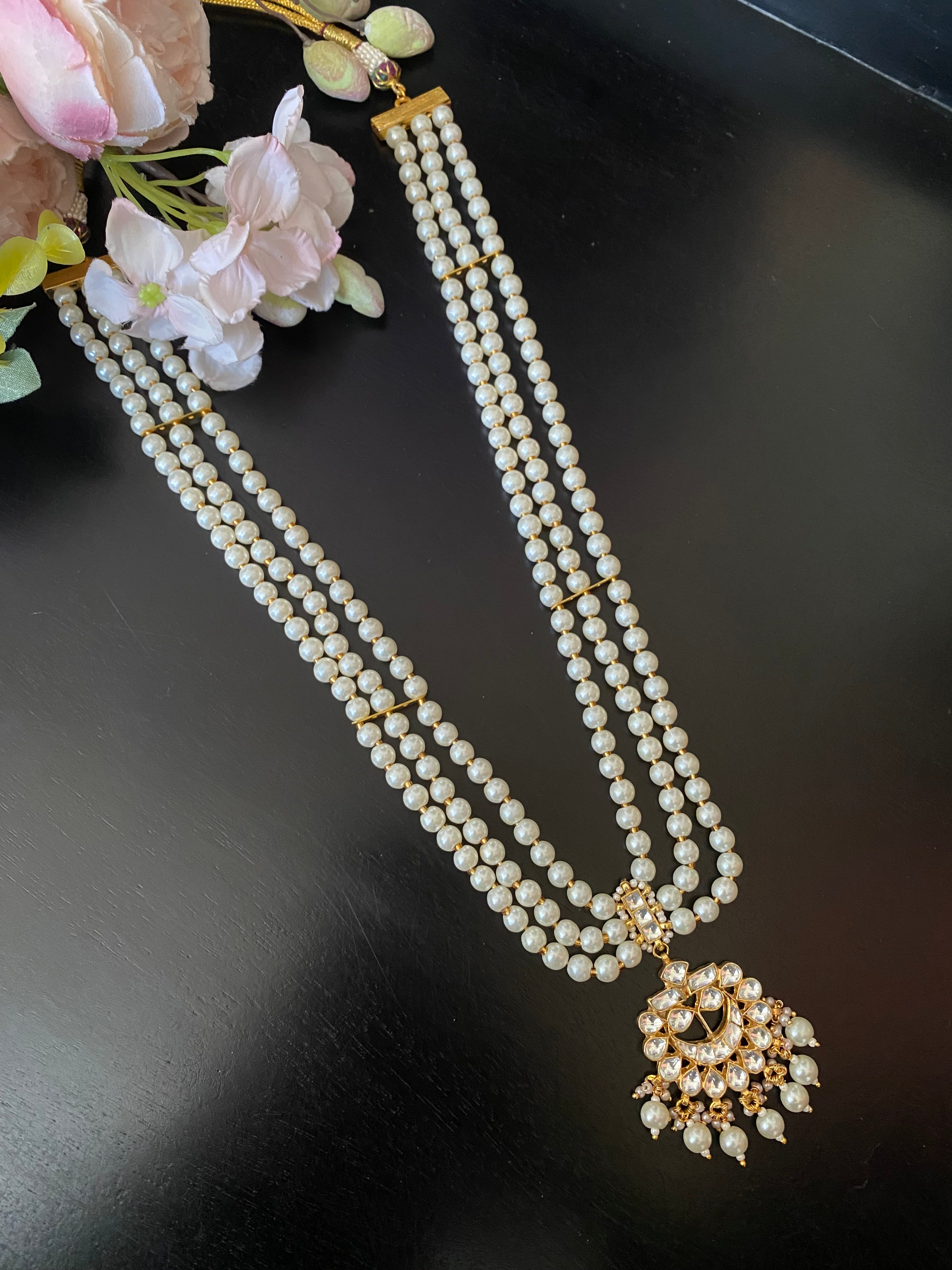 Gold Plated Kundan Necklace