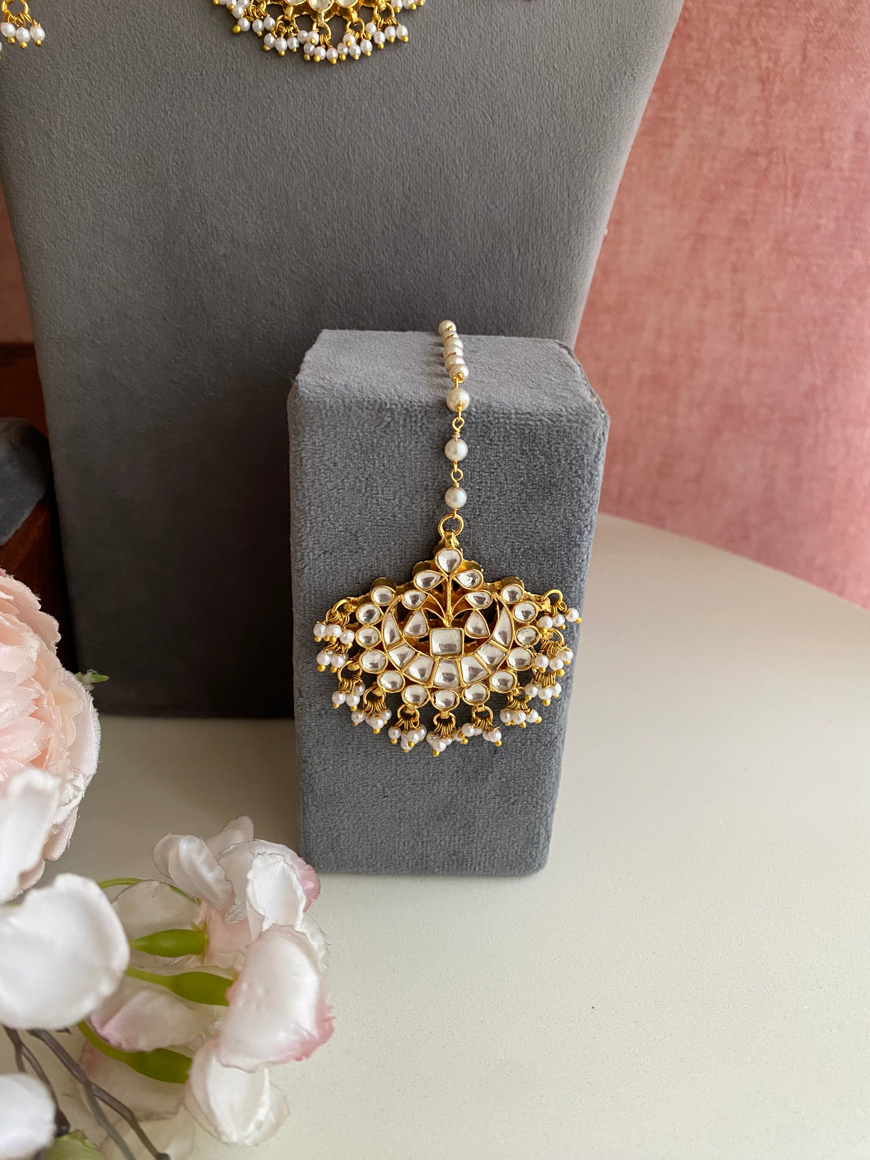 Kundan Gold plated Bridal Necklace set