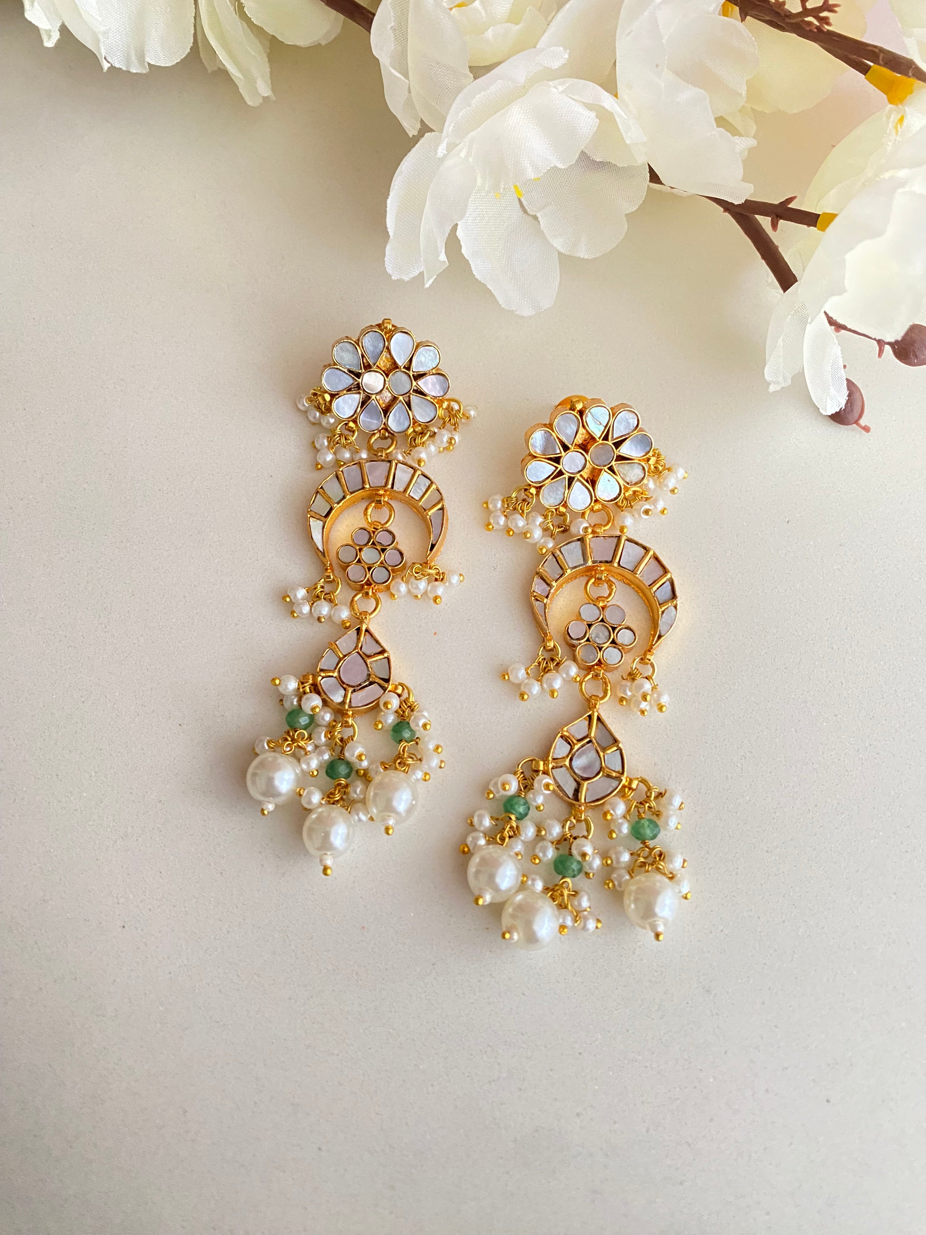 Mother Of Pearl Earrings