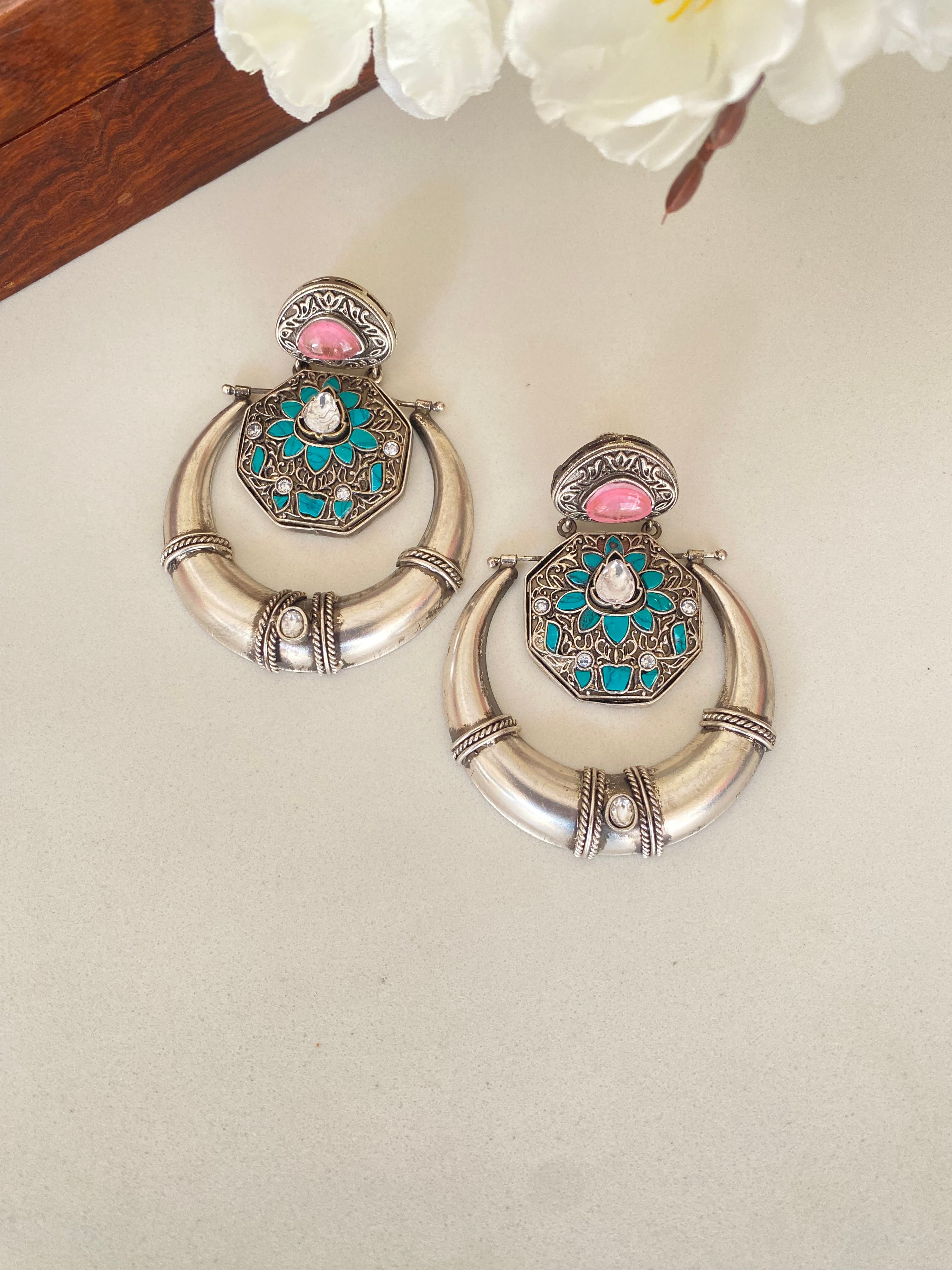 Oxidised Earrings