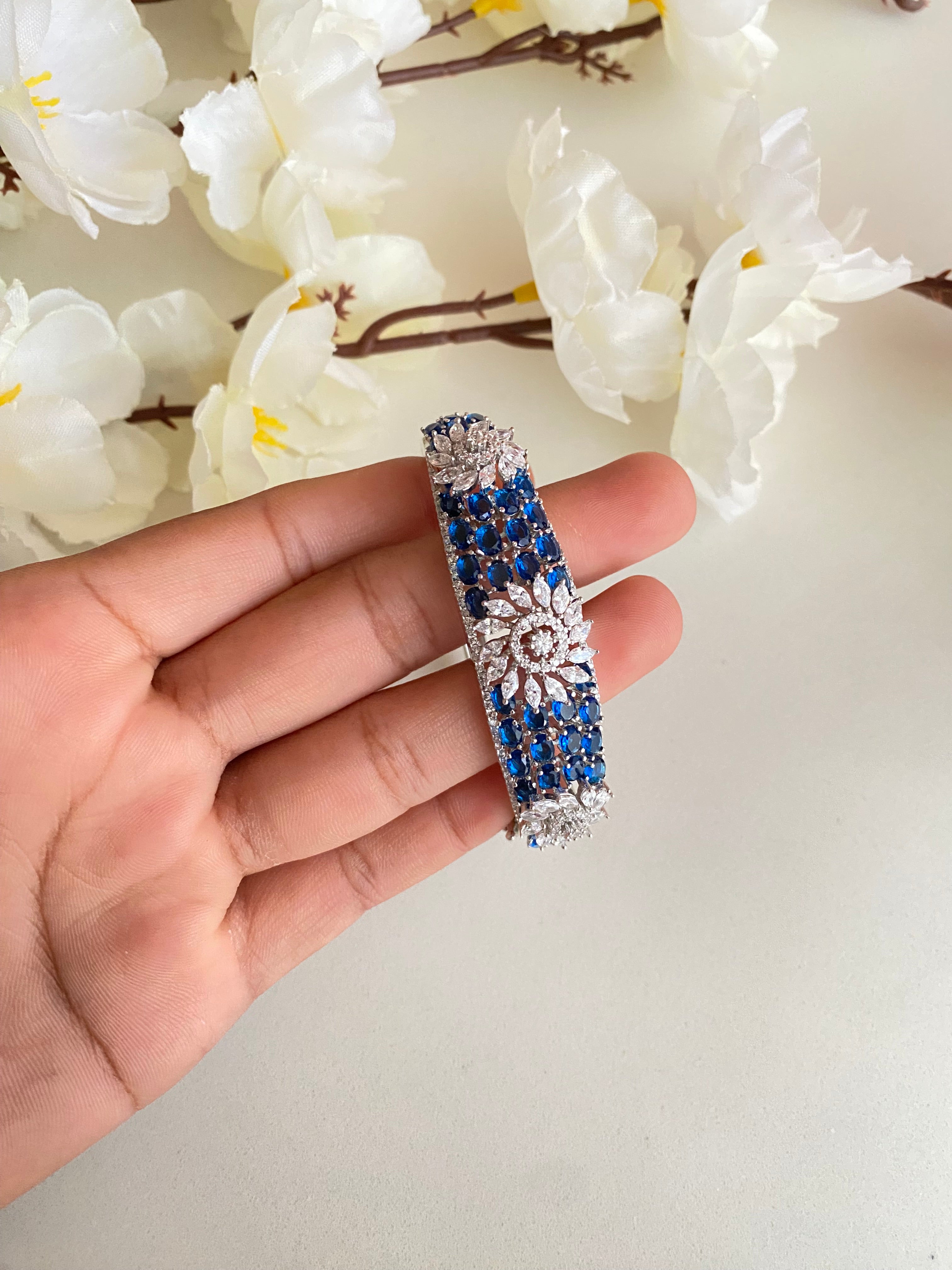 Silver Plated Diamond Bracelet