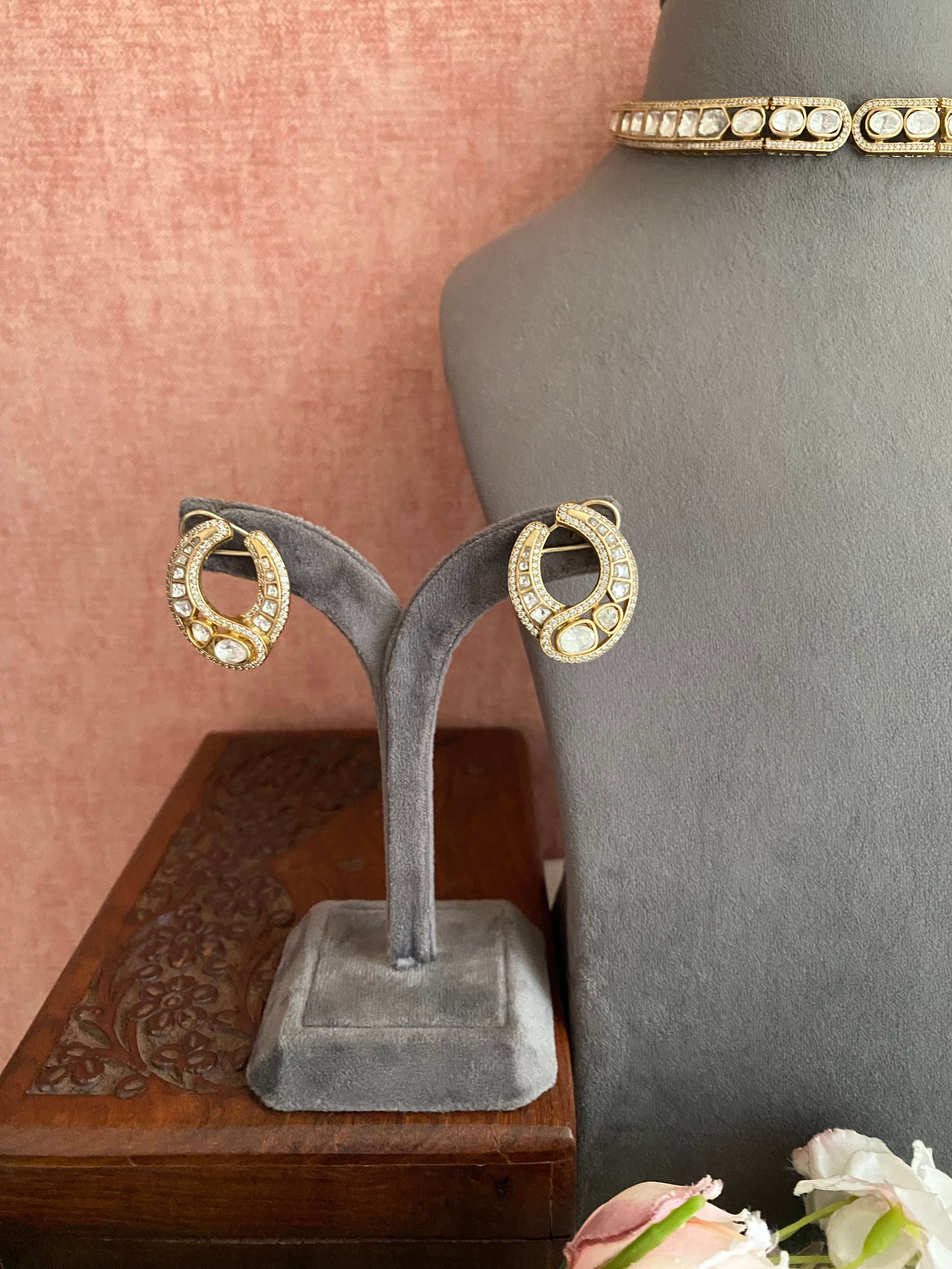 Gold plated choker Set