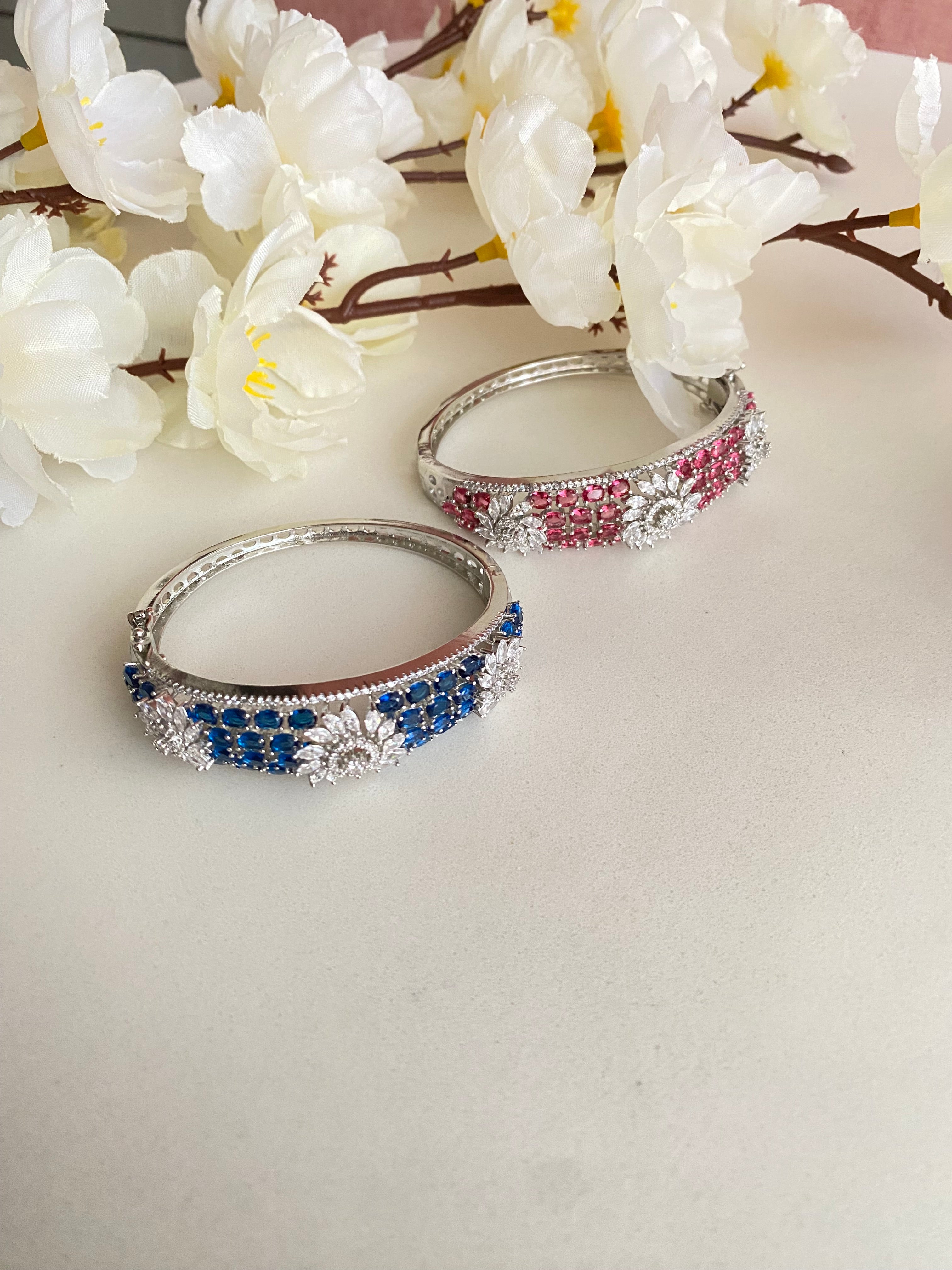 Silver Plated Diamond Bracelet