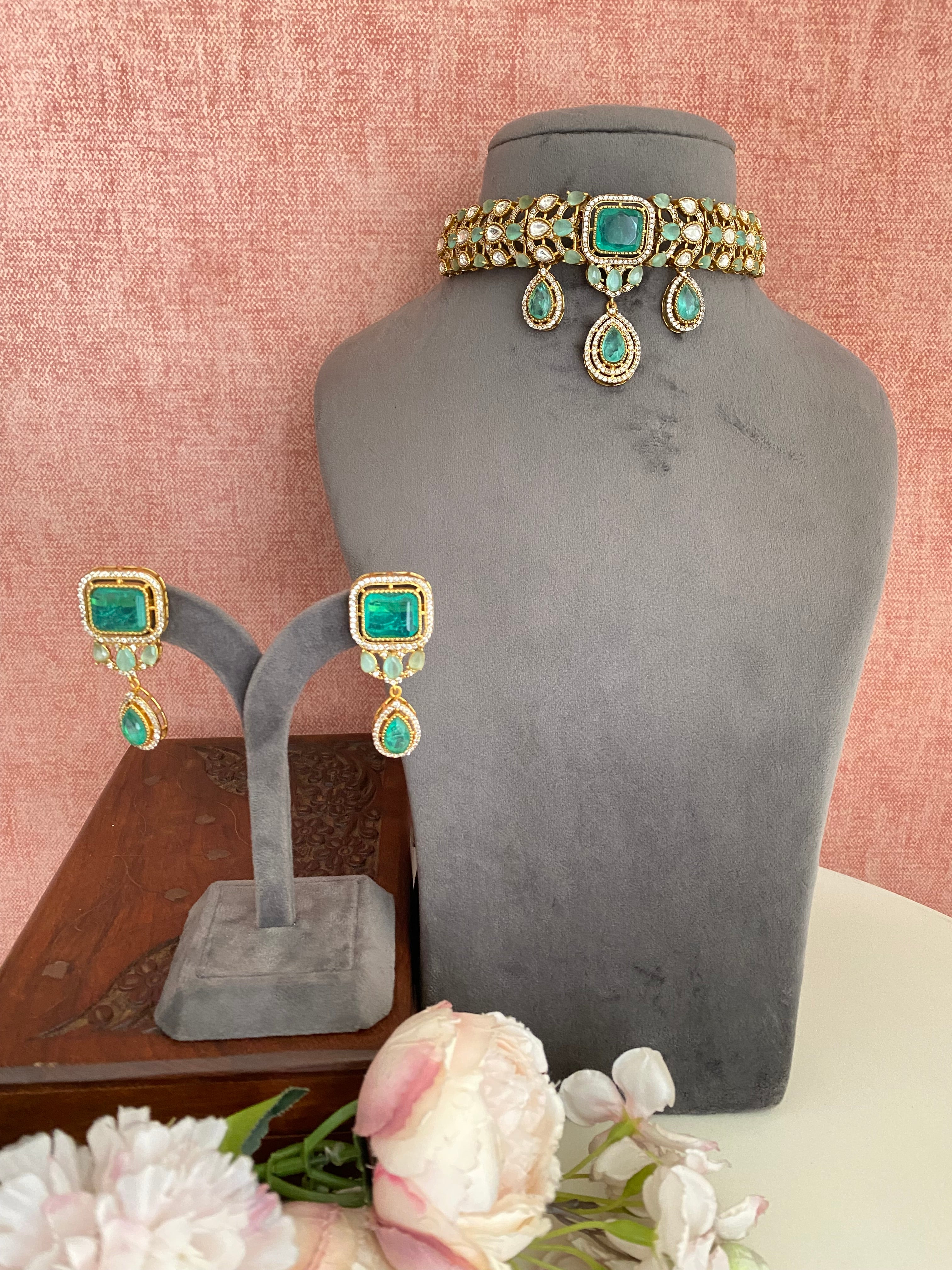 Moissanite Necklace set