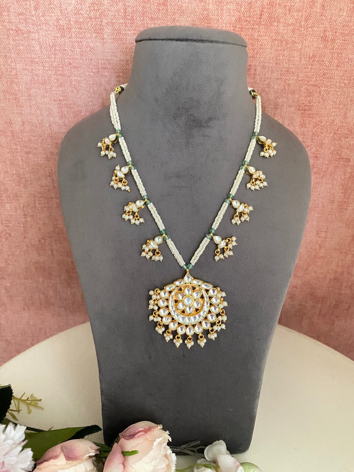 Gold Plated Kundan Necklace