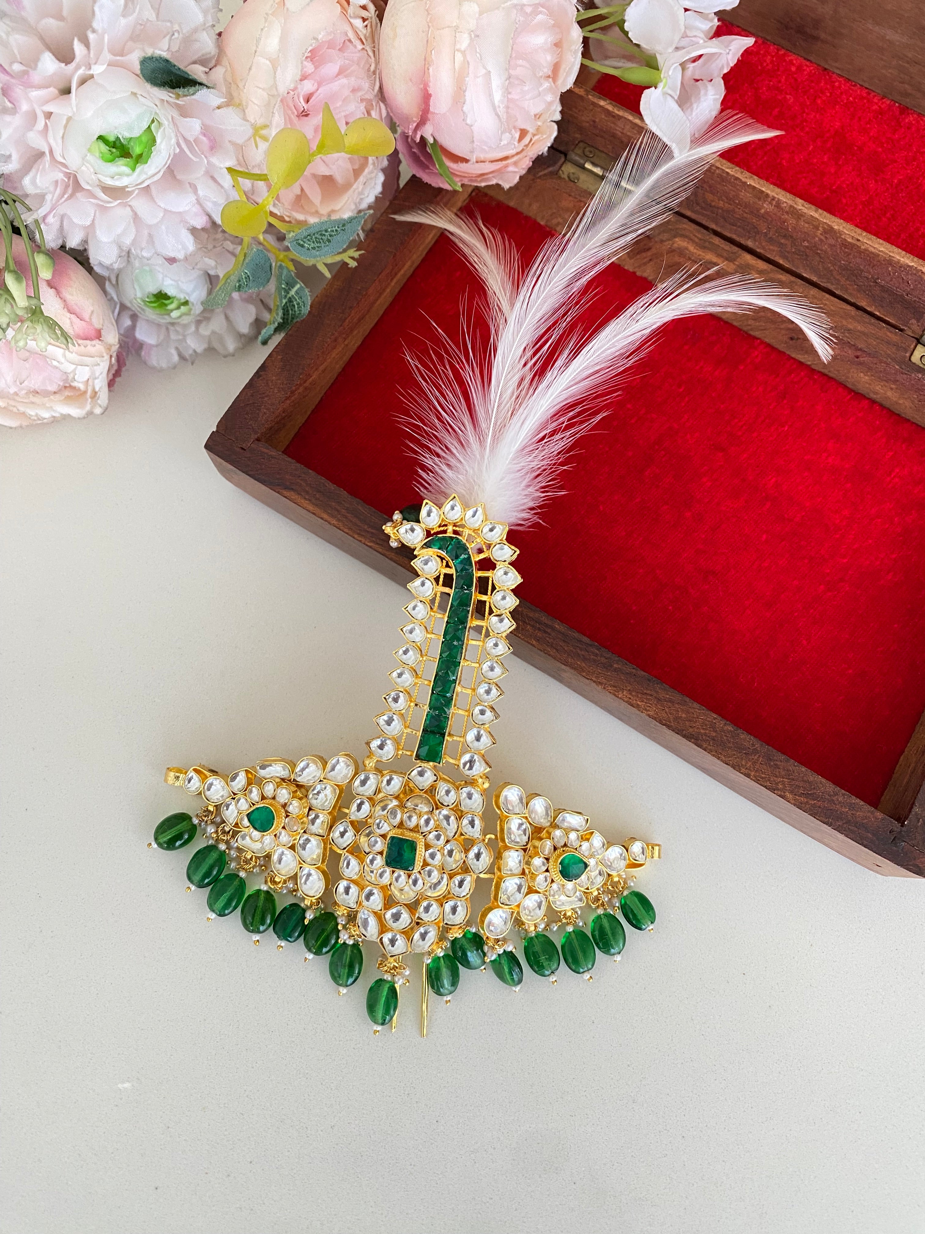 Men's Kundan Turban Kilangi