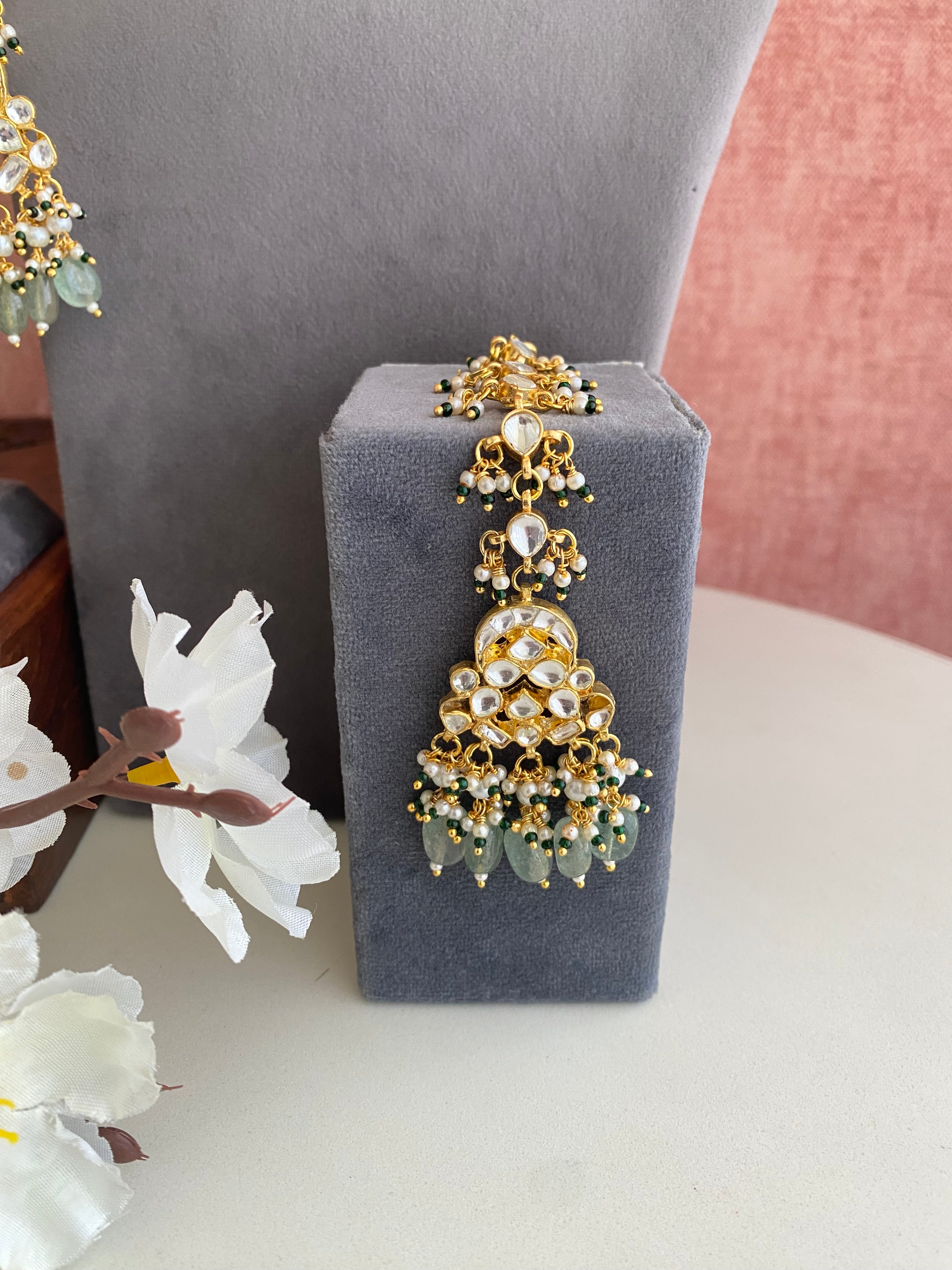 Kundan Gold plated Bridal Necklace Set