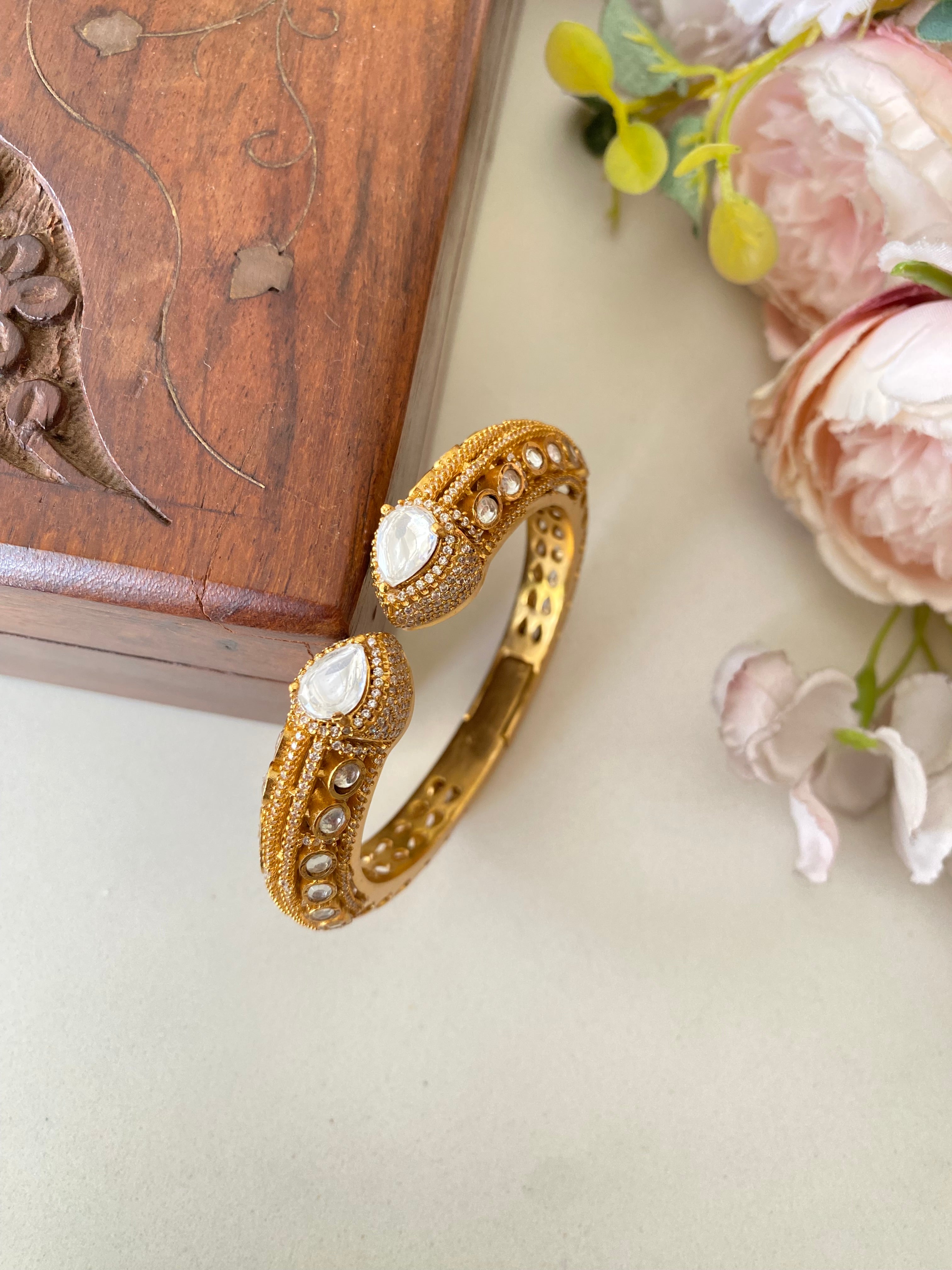 Gold plated Moissanite Bracelet
