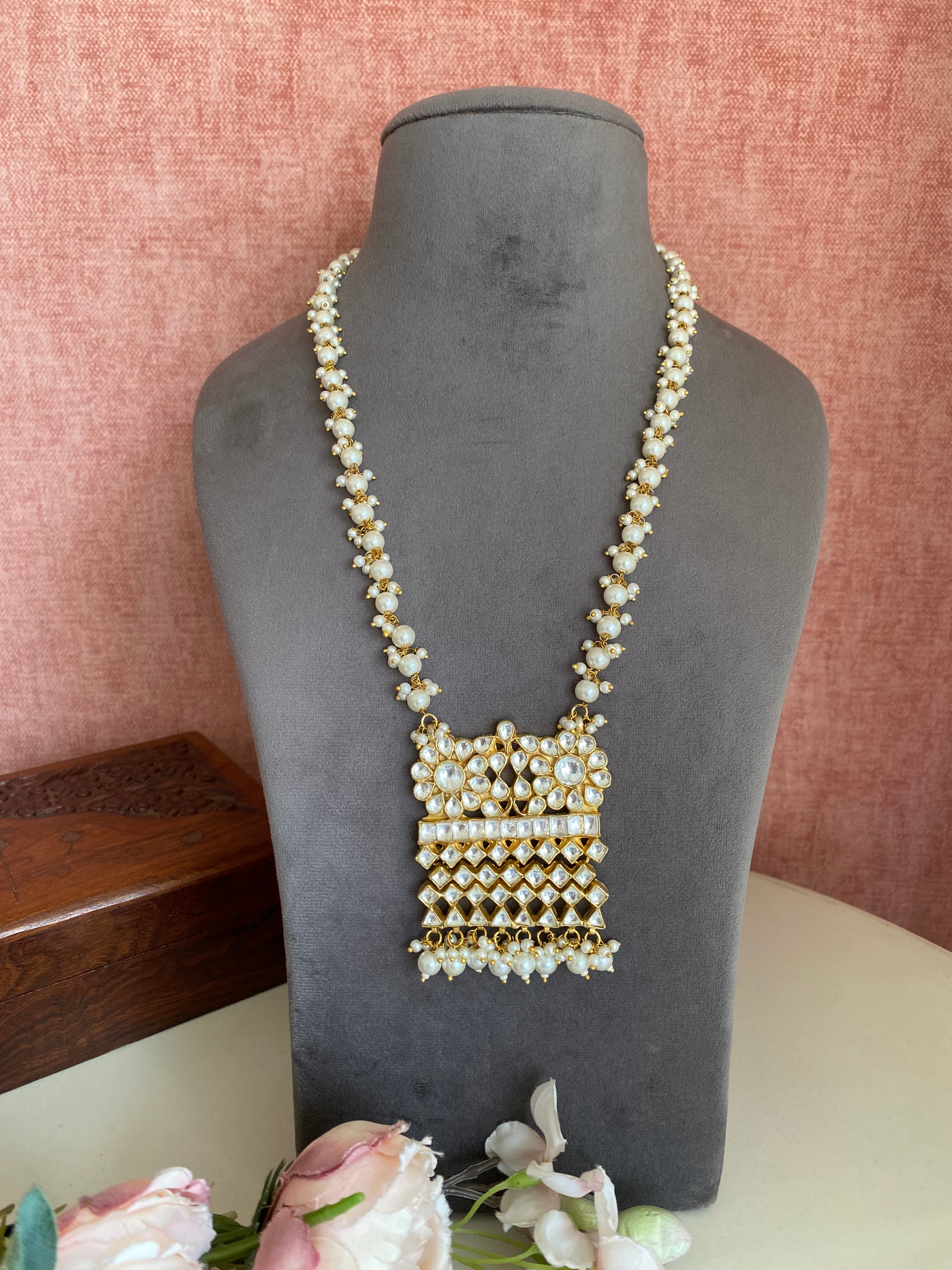 Gold Plated Kundan Necklace
