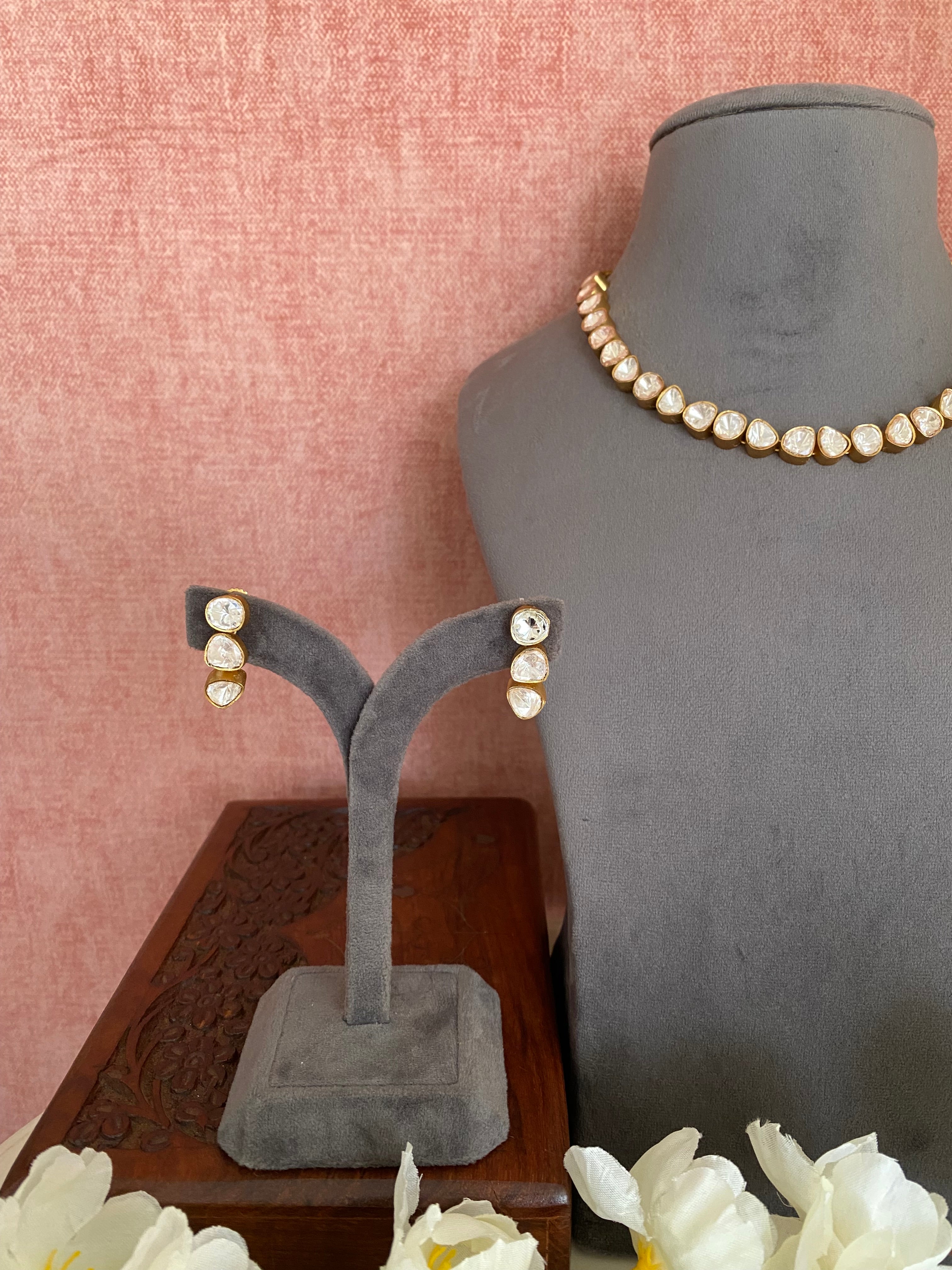 Moissanite Necklace set