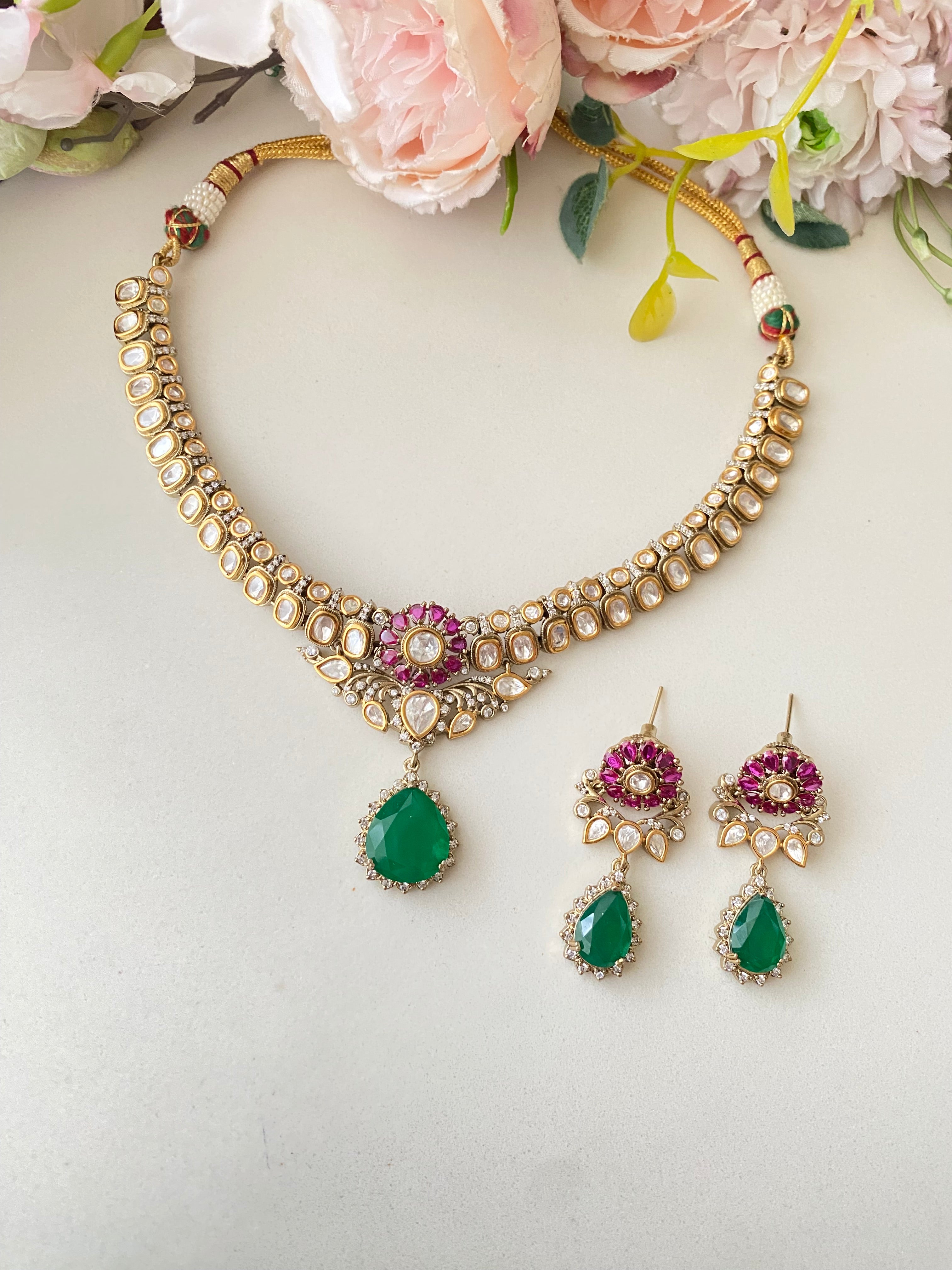 Moissanite Necklace set