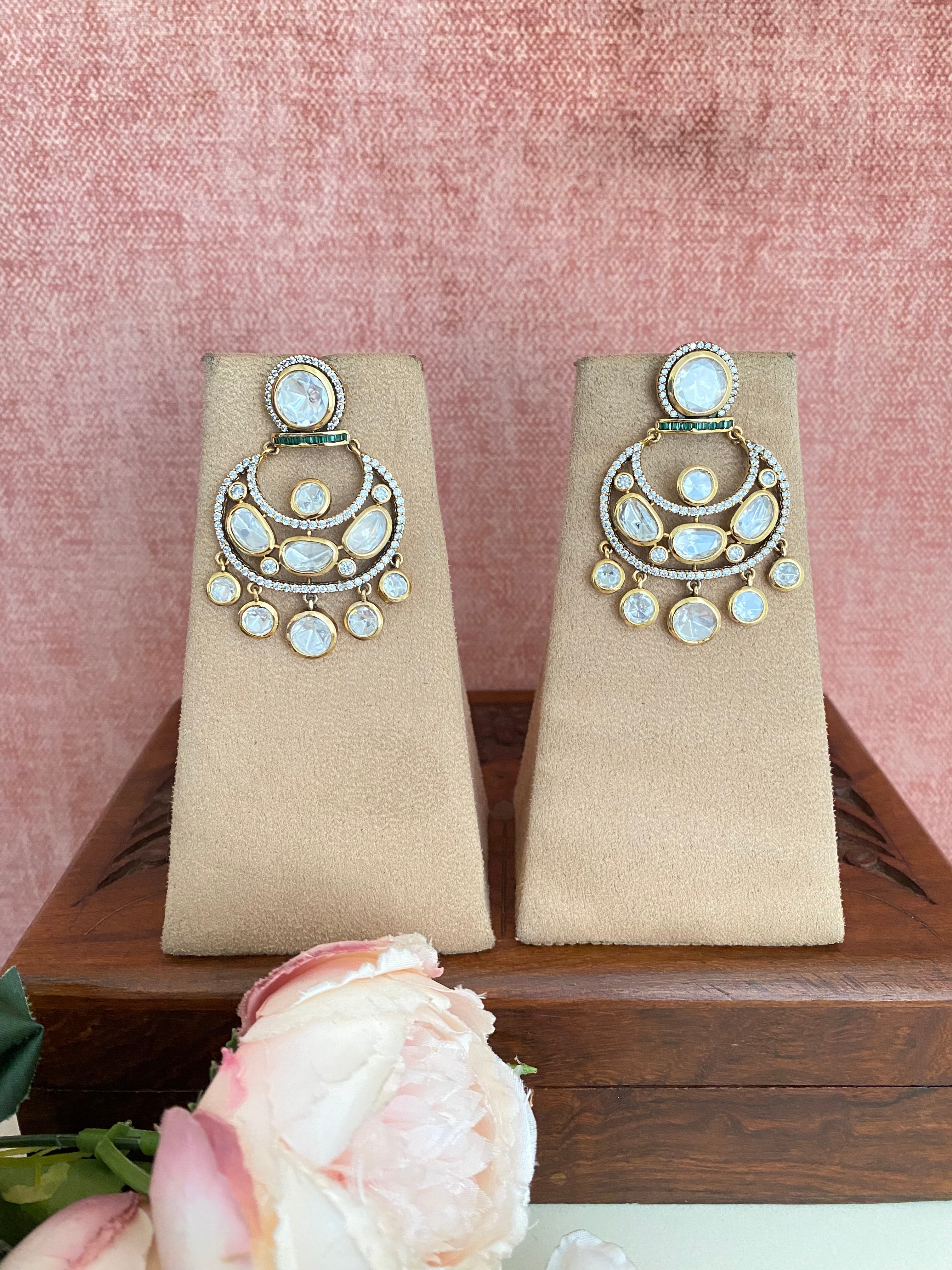 Moissanite Chandbaali