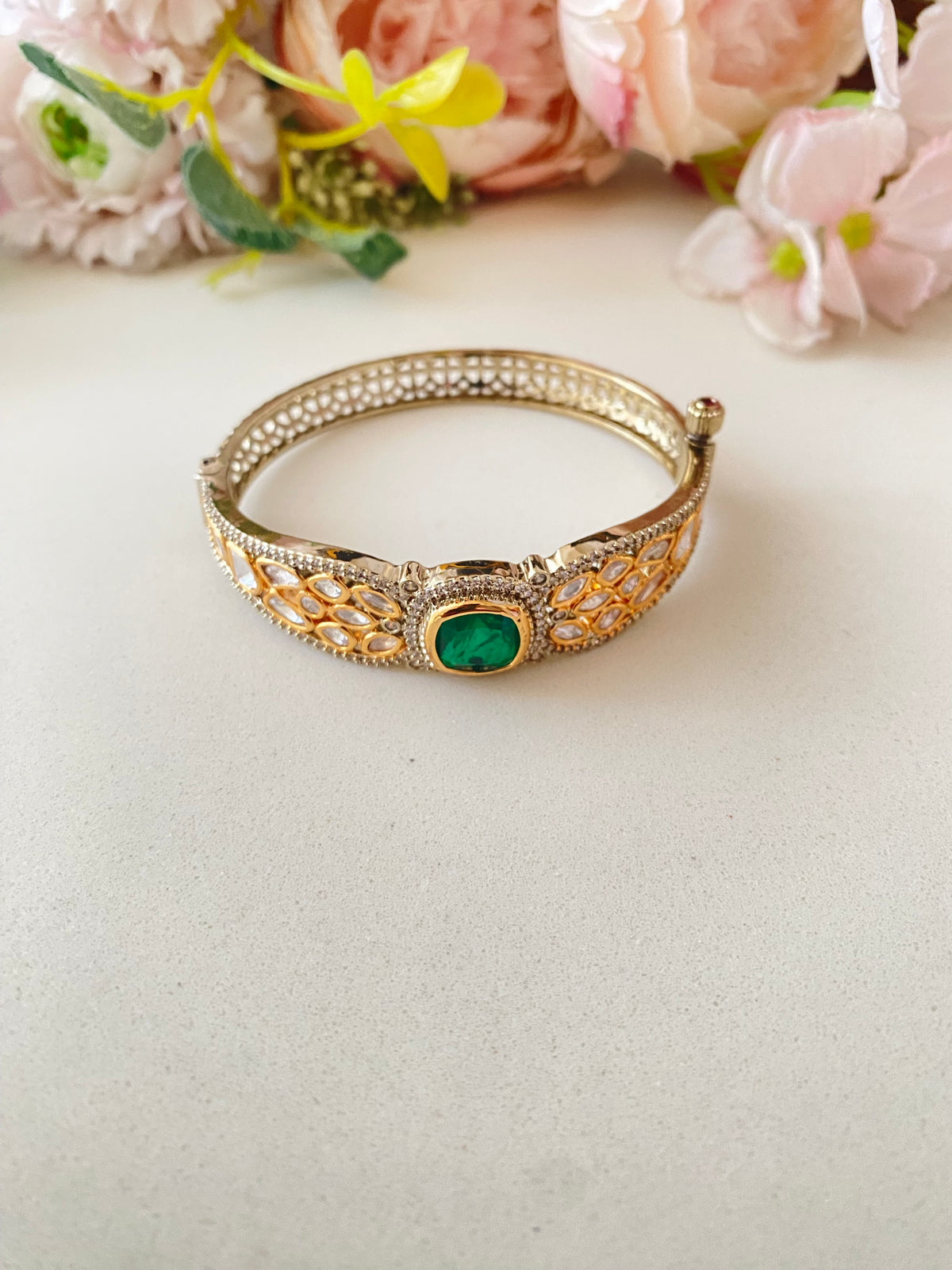 Gold plated Moissanite Bracelet