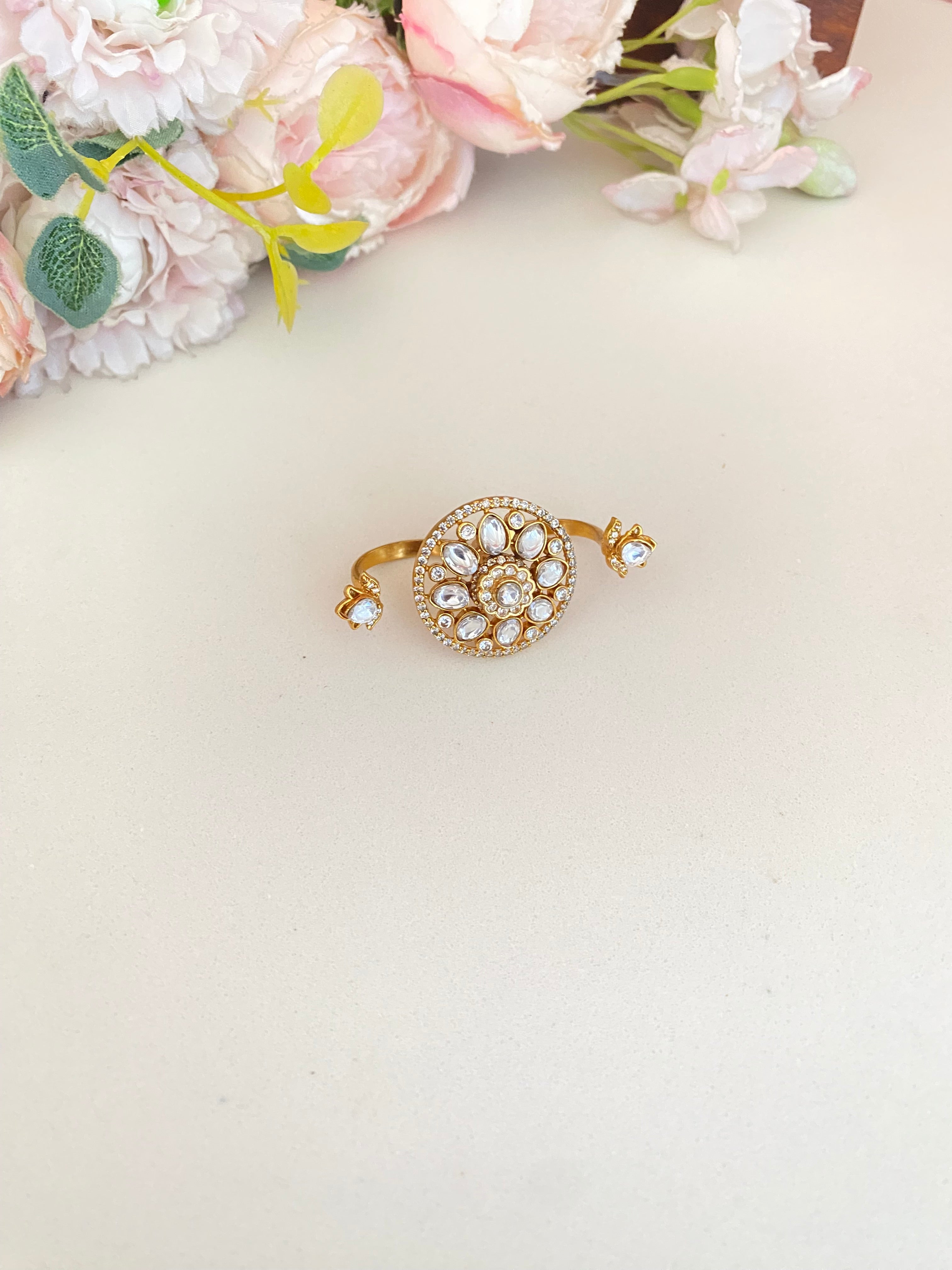 Double Finger Moissanite Ring