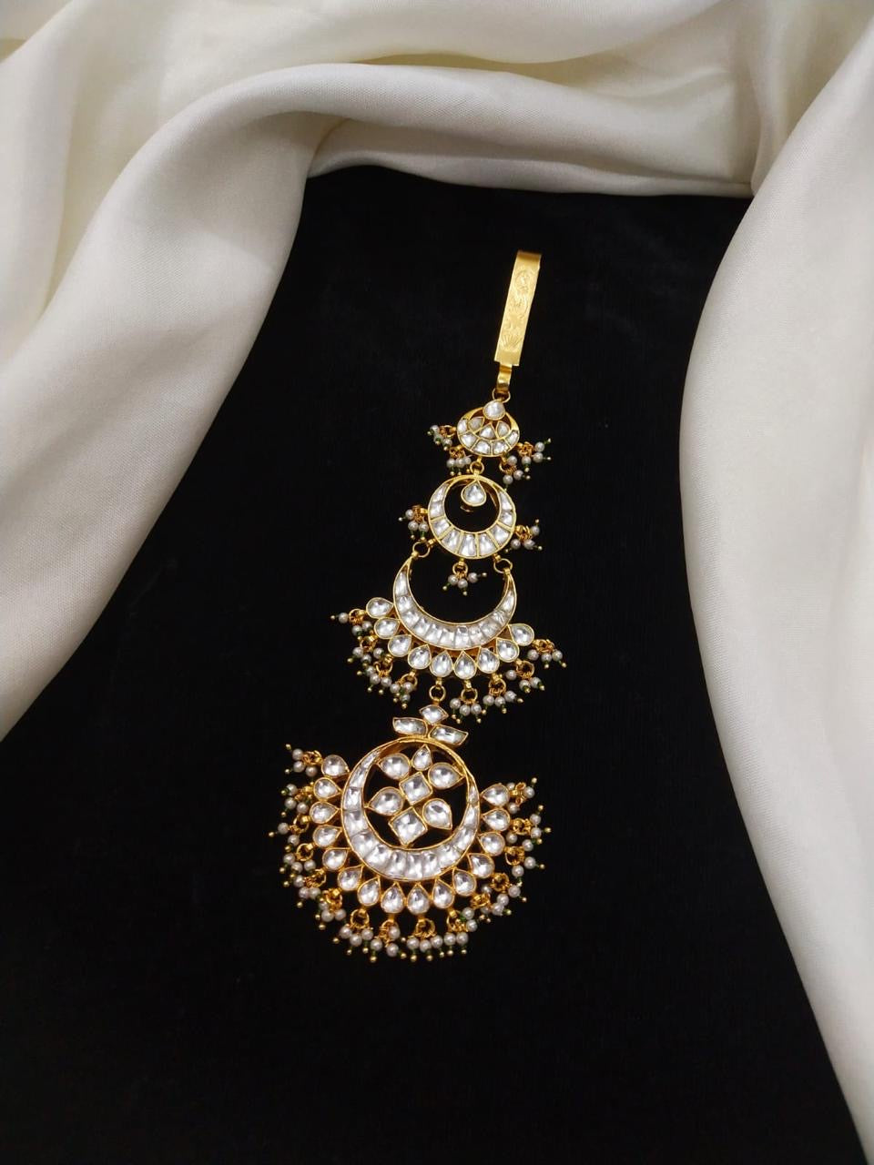 Gold Plated Kundan juda