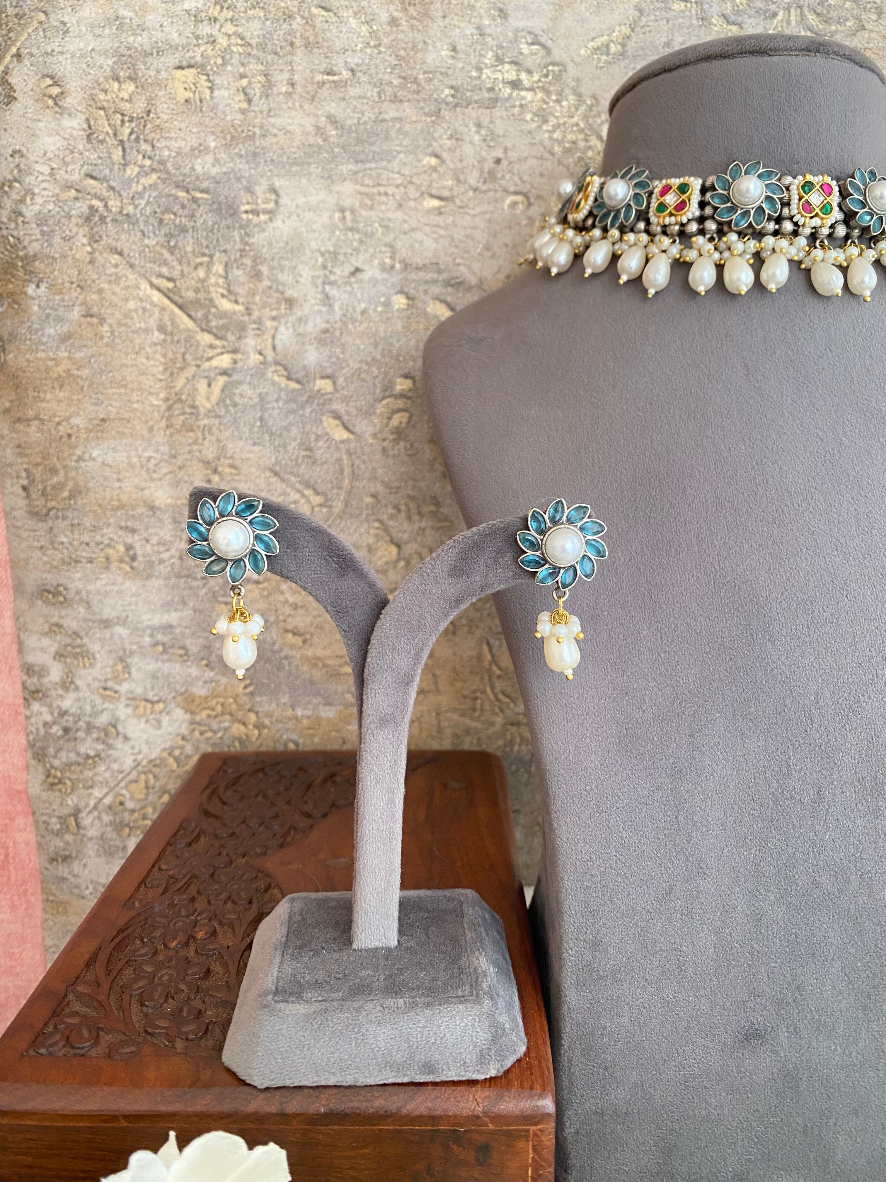 Oxidised Necklace set