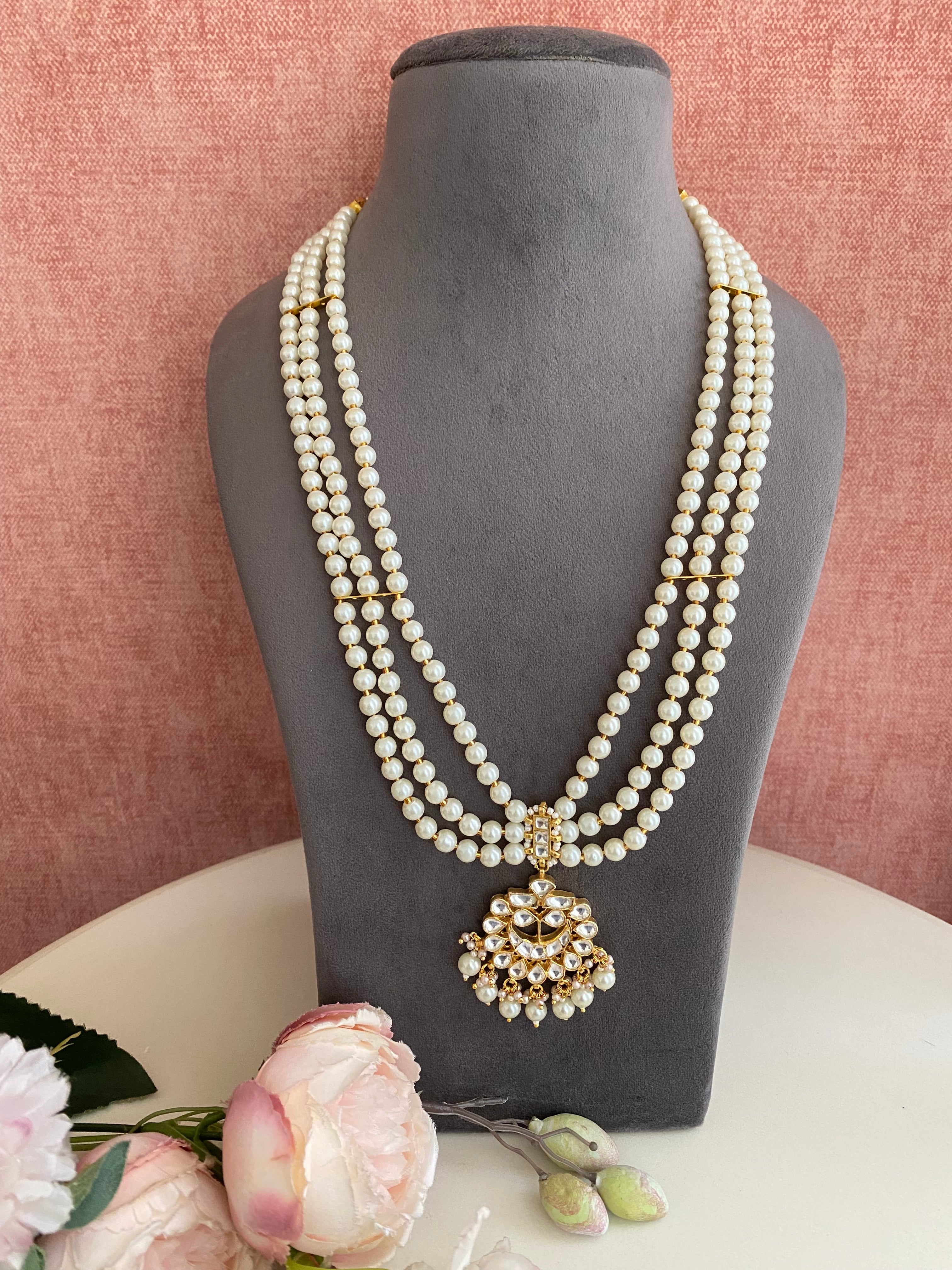 Gold Plated Kundan Necklace