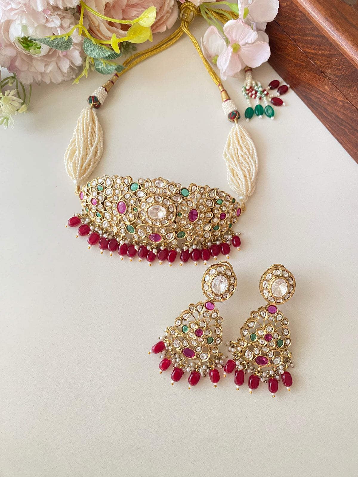 Moissanite Choker Set