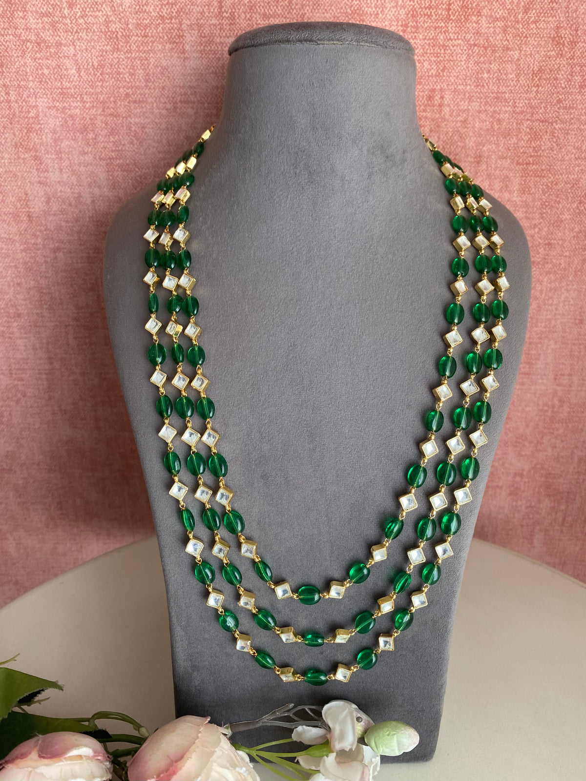 Gold Plated Kundan Necklace