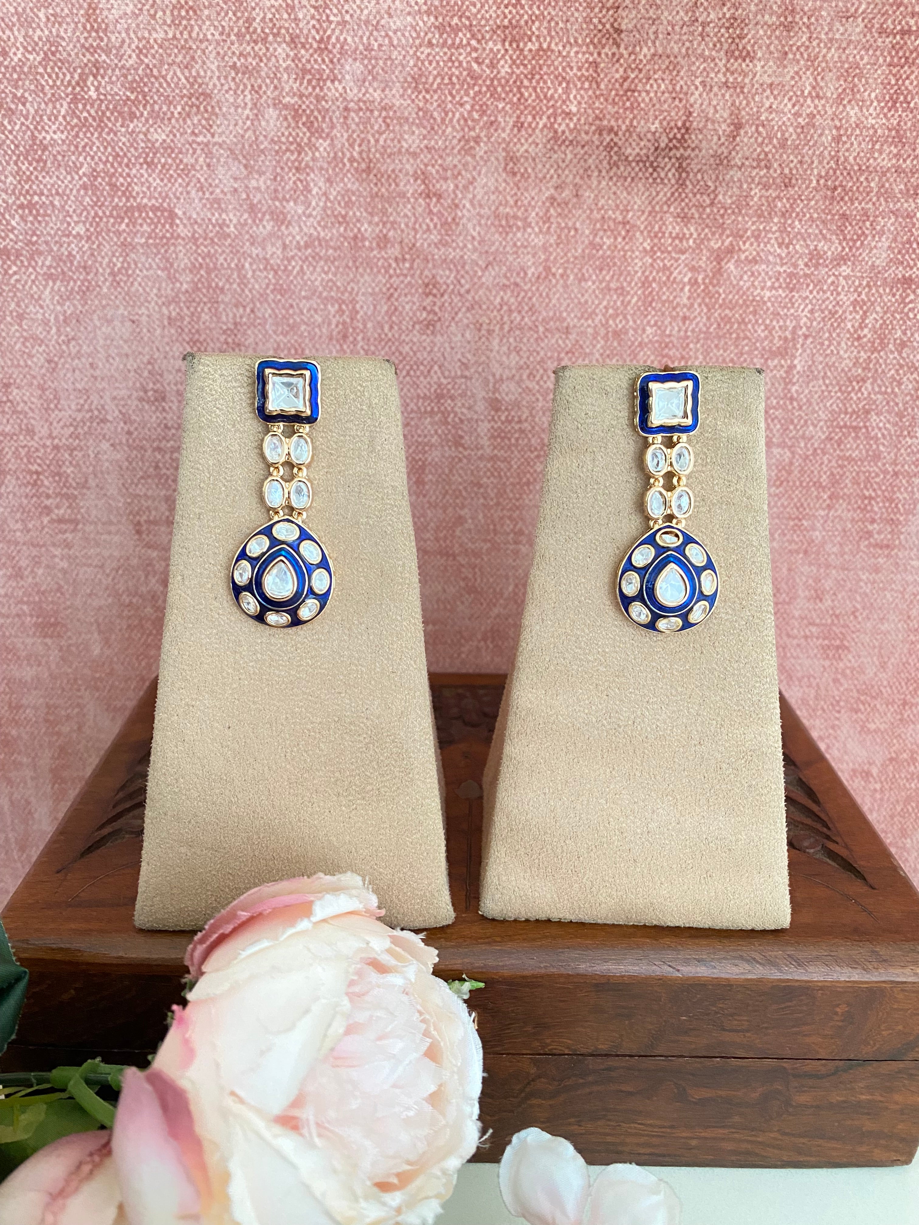 Meena Polki earrings