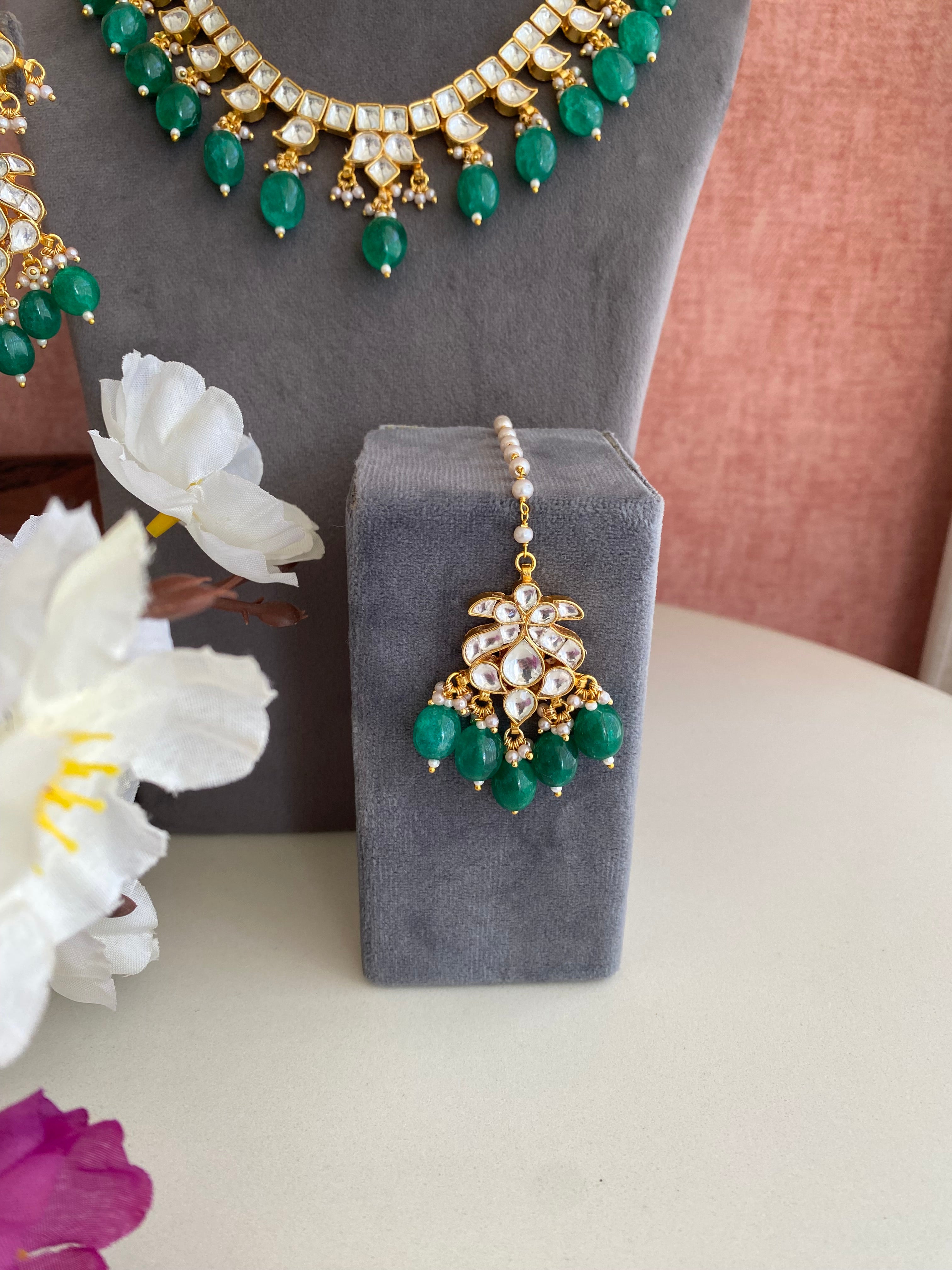 Kundan Gold plated Necklace Set