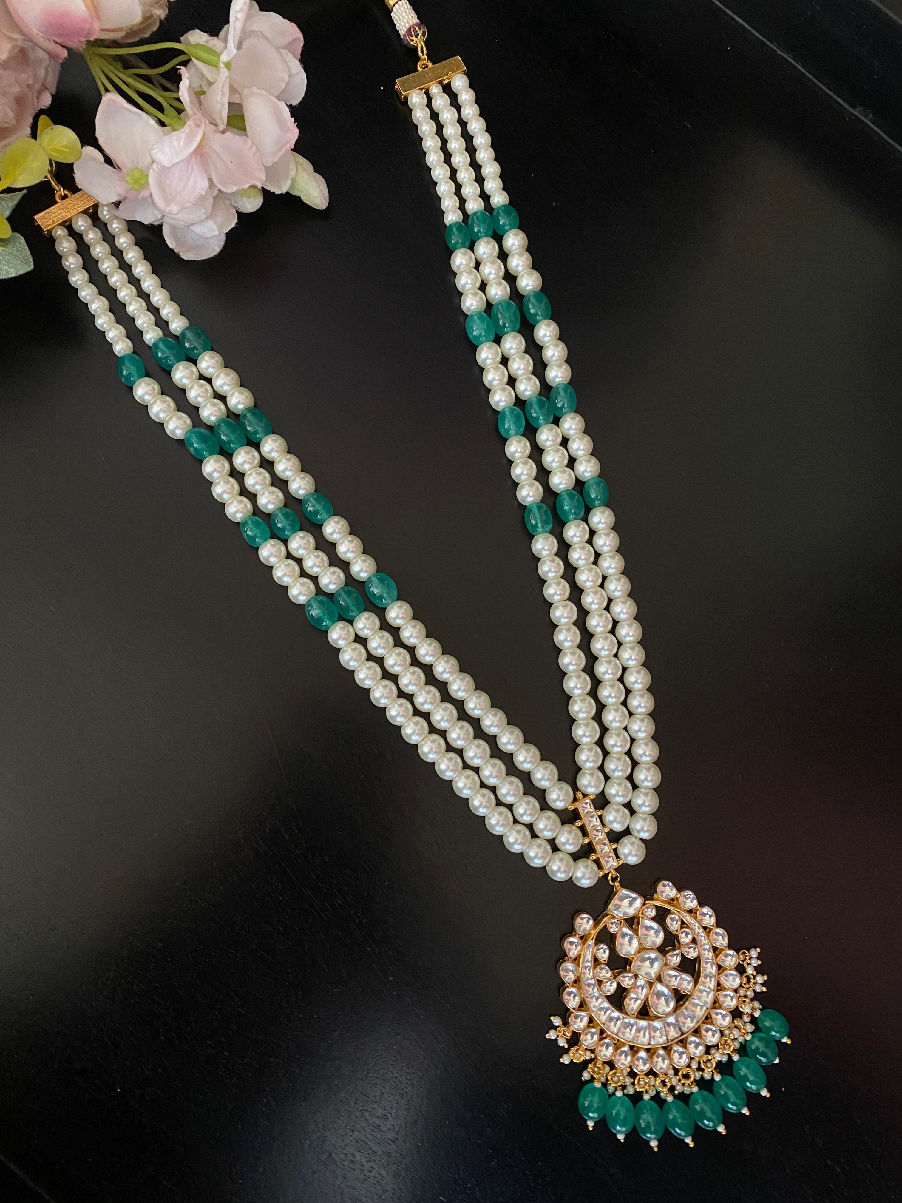 Gold plated Kundan Necklace