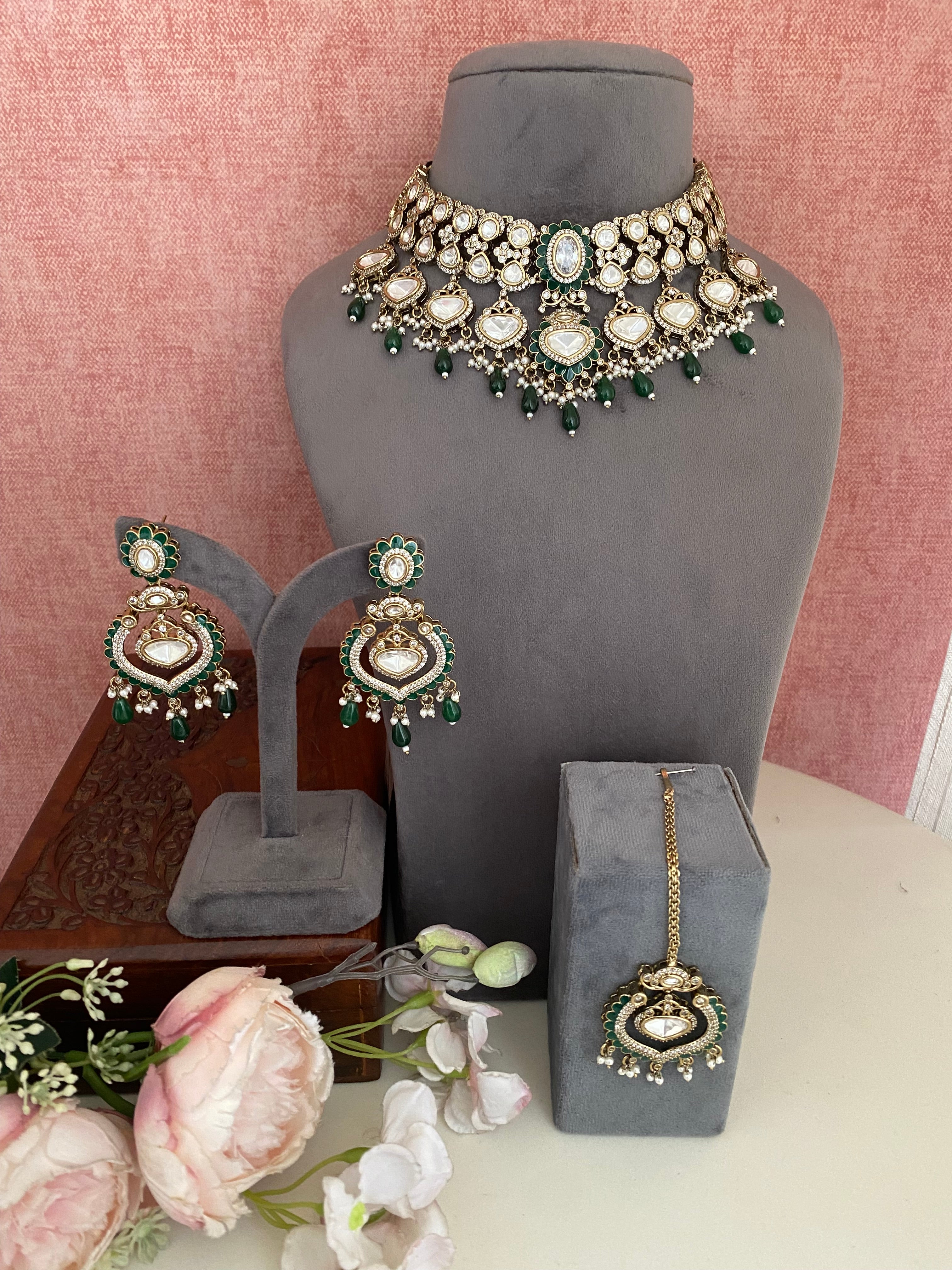Moissanite Necklace set