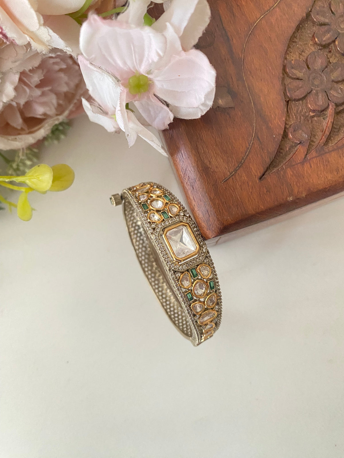 Gold plated Moissanite Bracelet