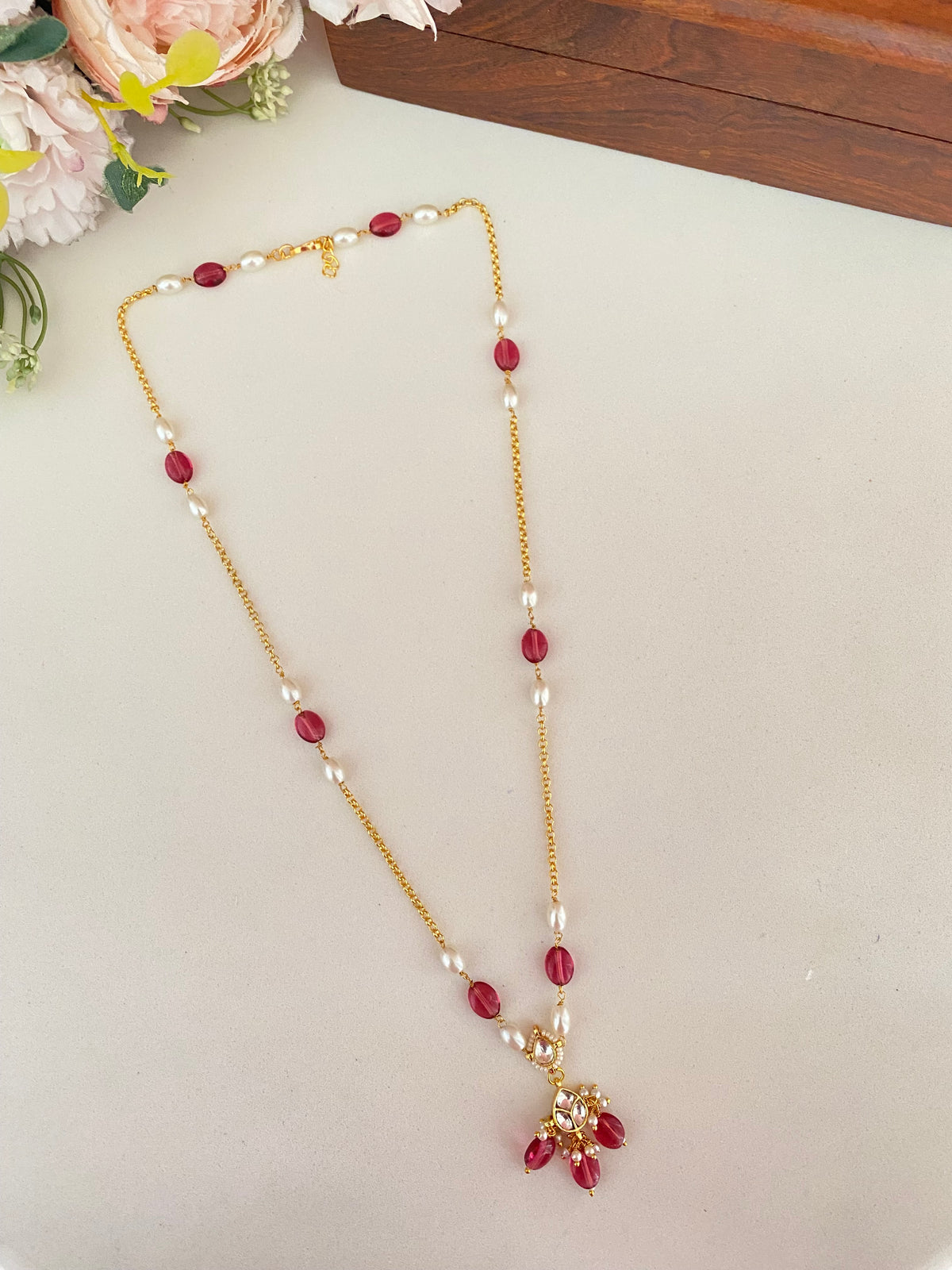 Gold Plated Kundan Necklace