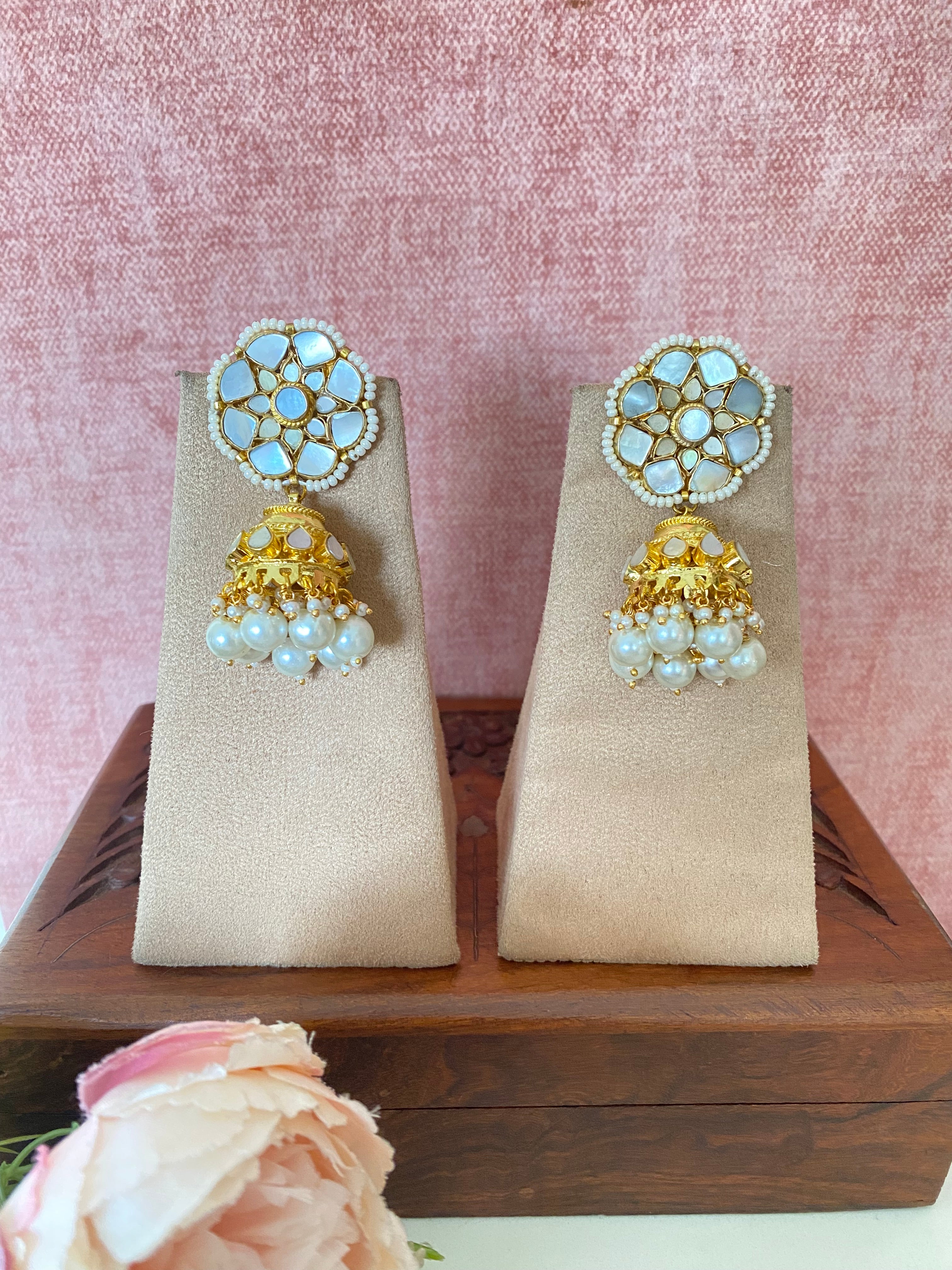 Mother Of Pearl Jhumka