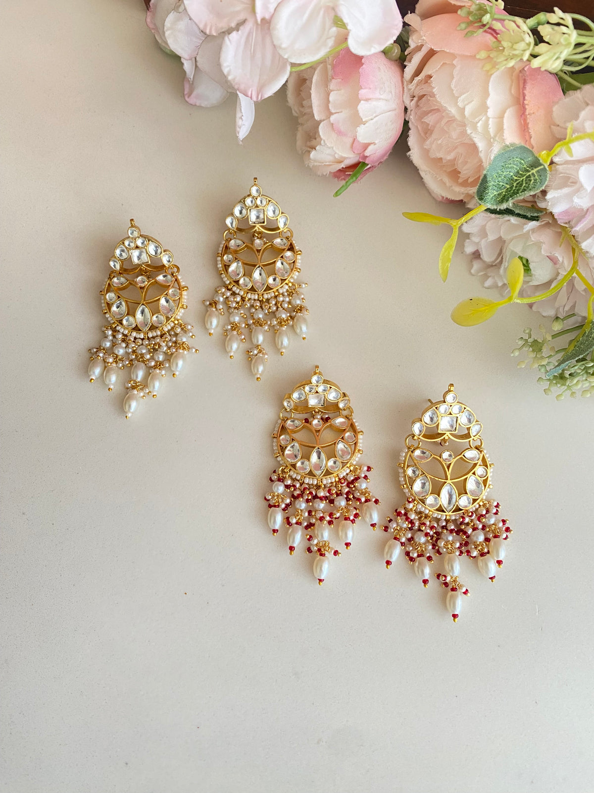 Gold Plated Kundan Earring