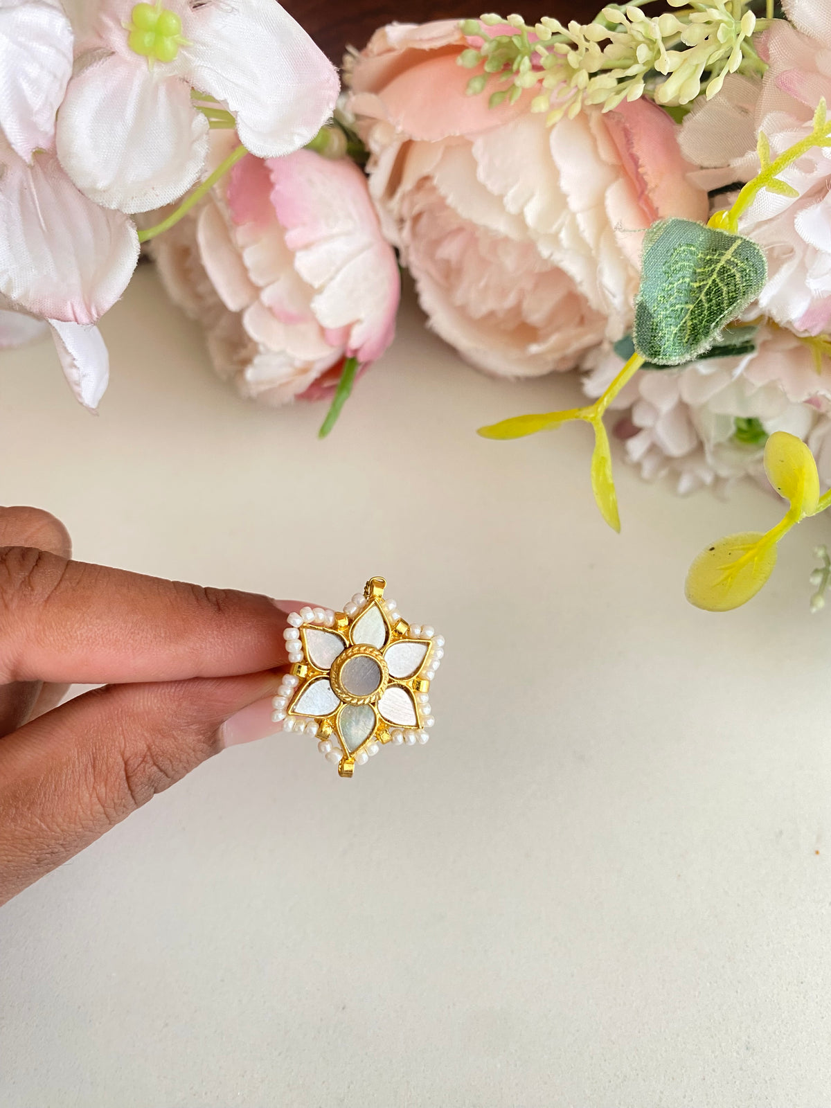 Mother of pearl Ring