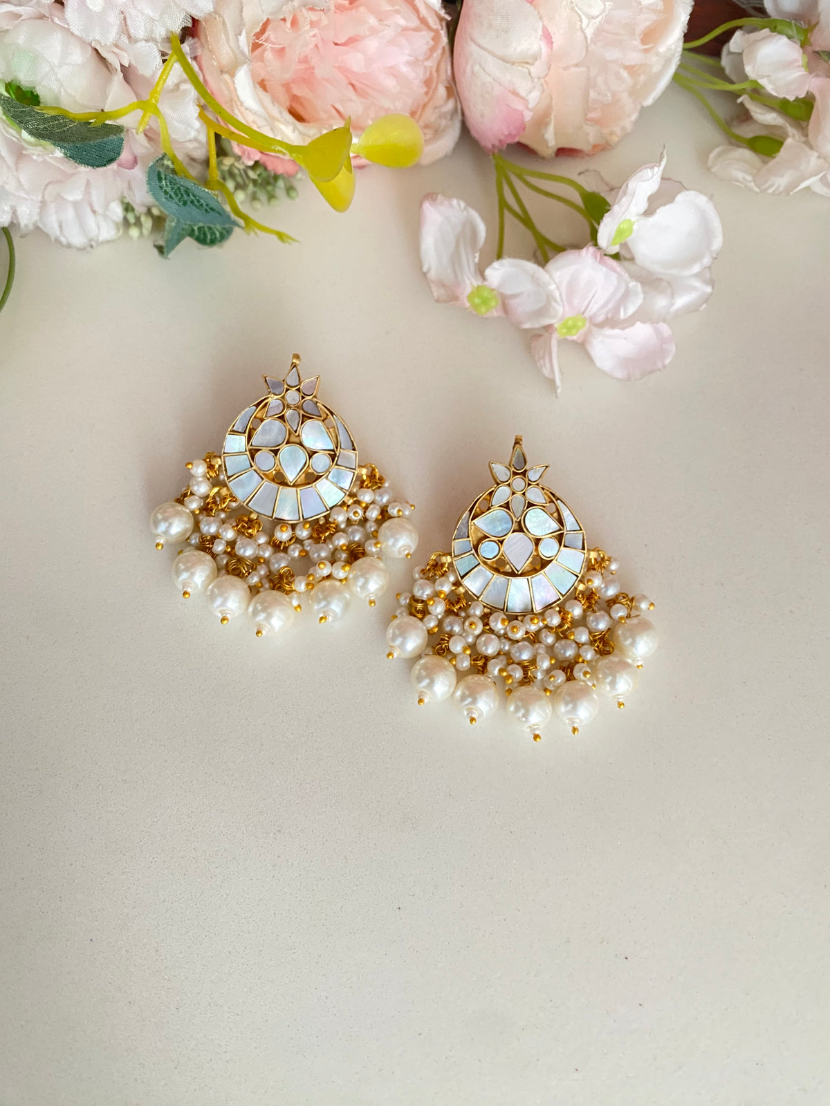 Mother of pearl studs