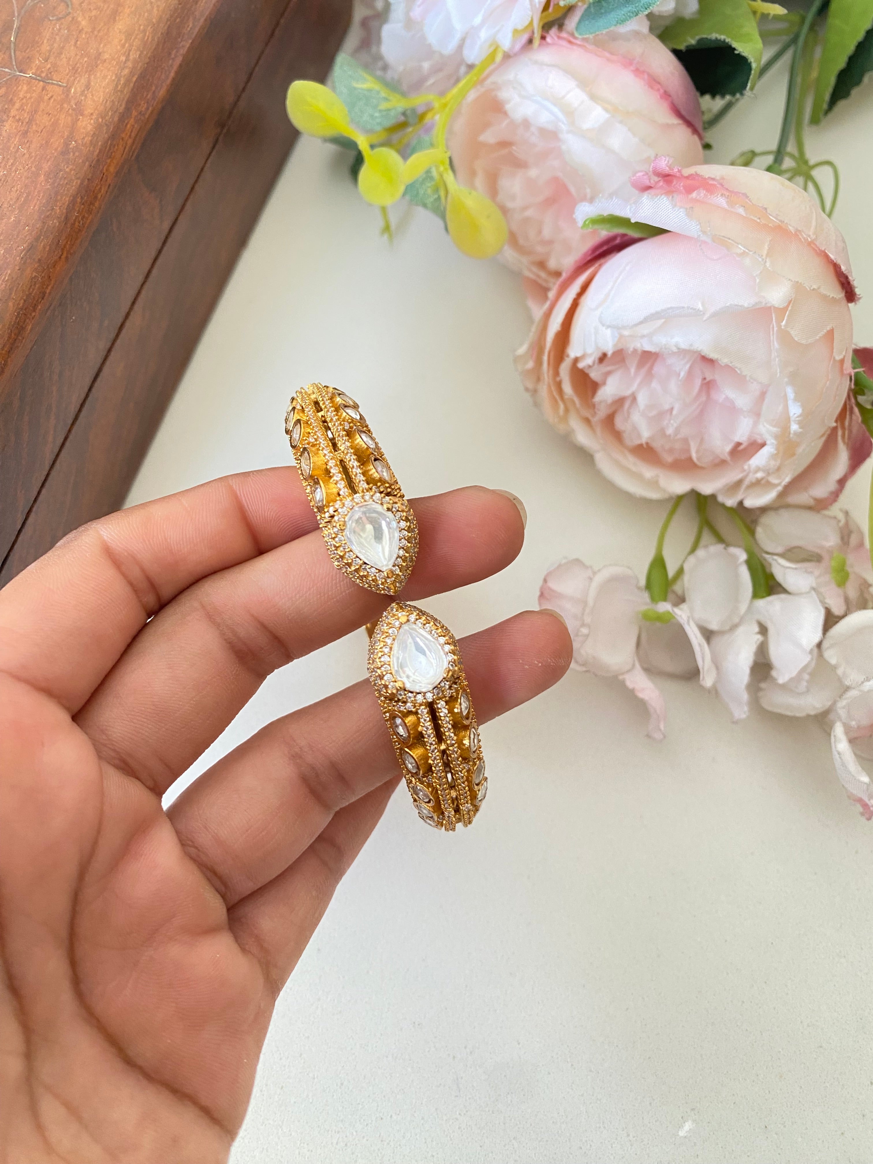 Gold plated Moissanite Bracelet