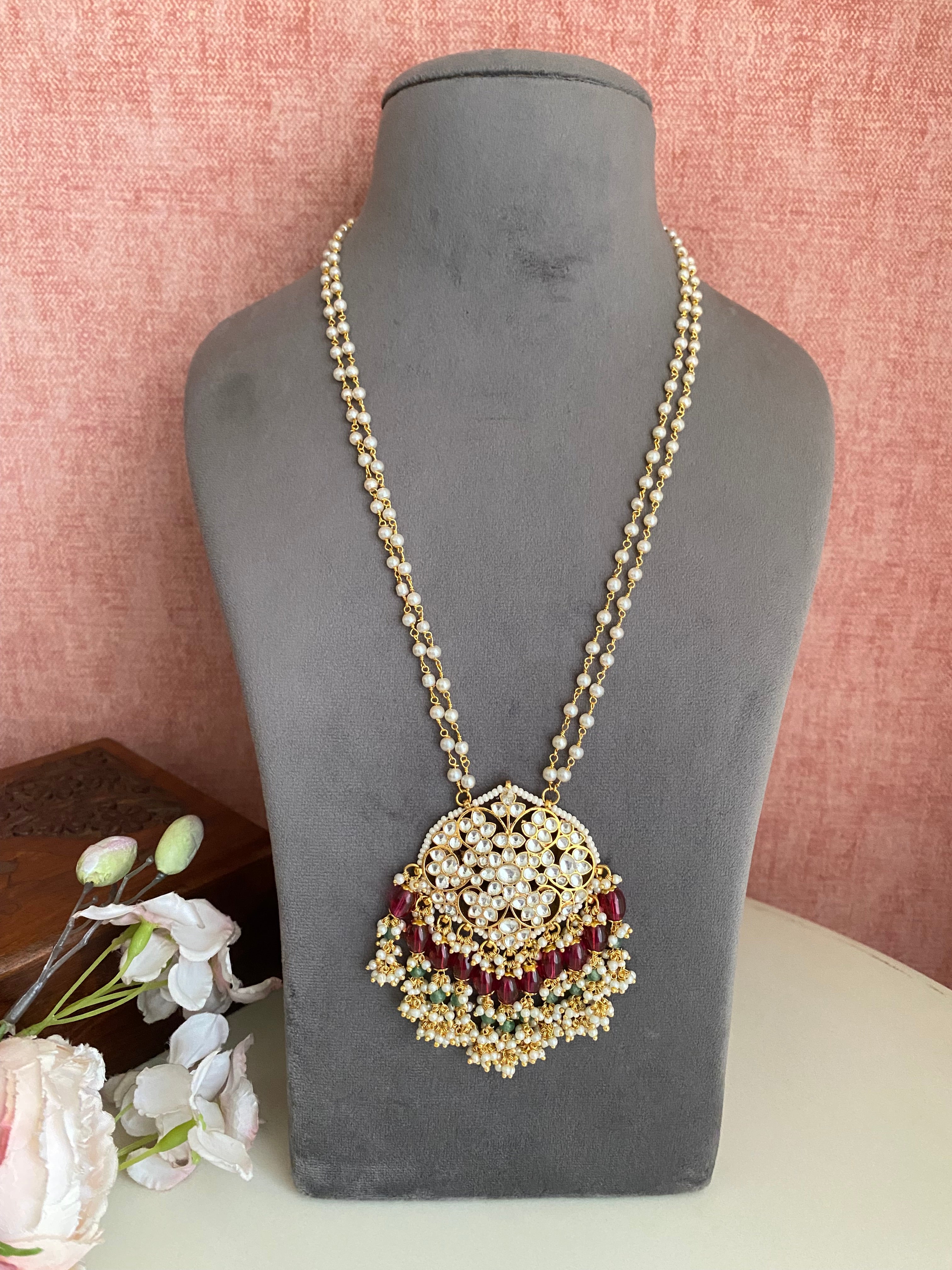 Gold Plated Kundan Necklace
