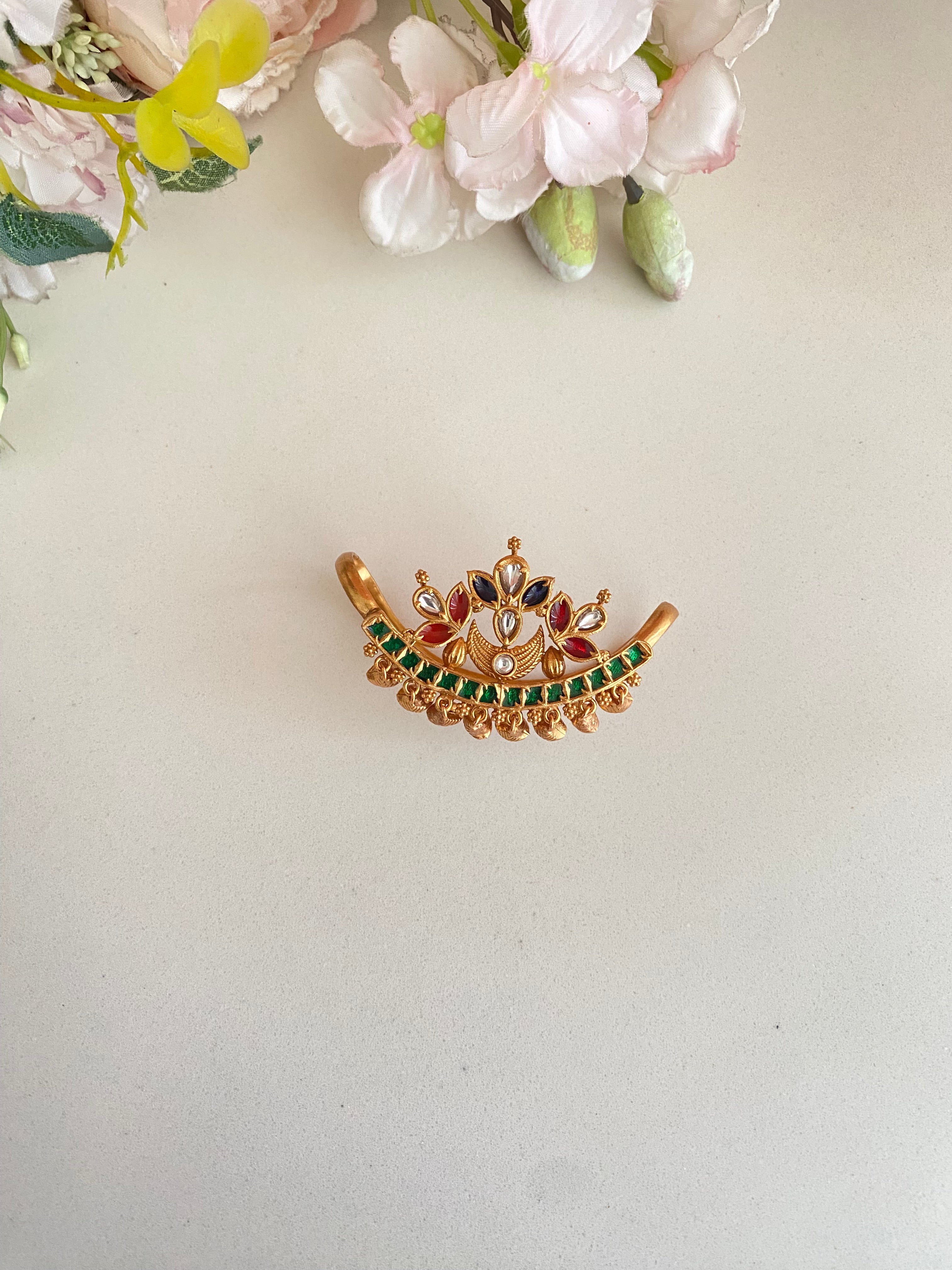 Multicolored 3- finger Ring