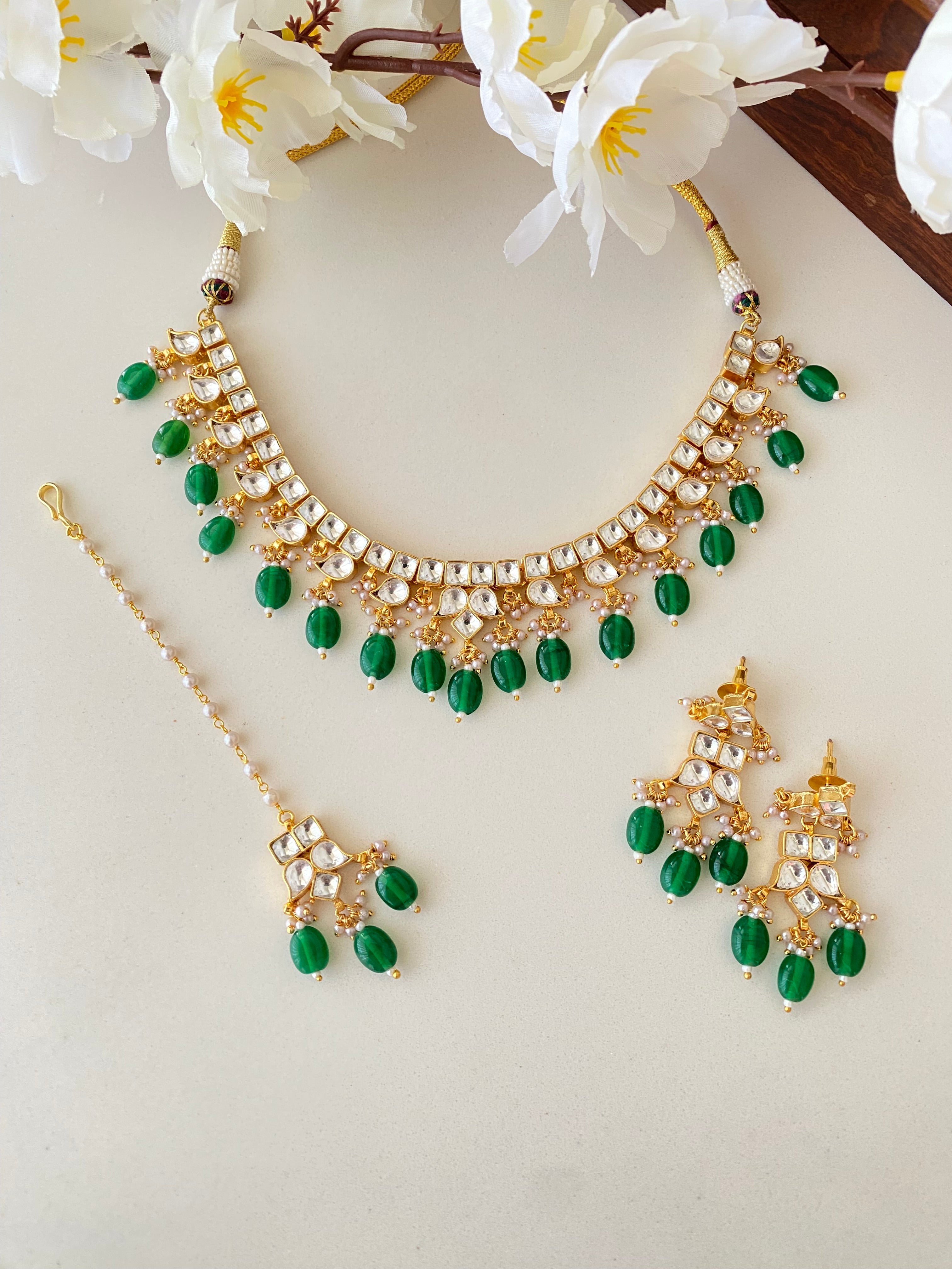 Kundan Gold plated Necklace set