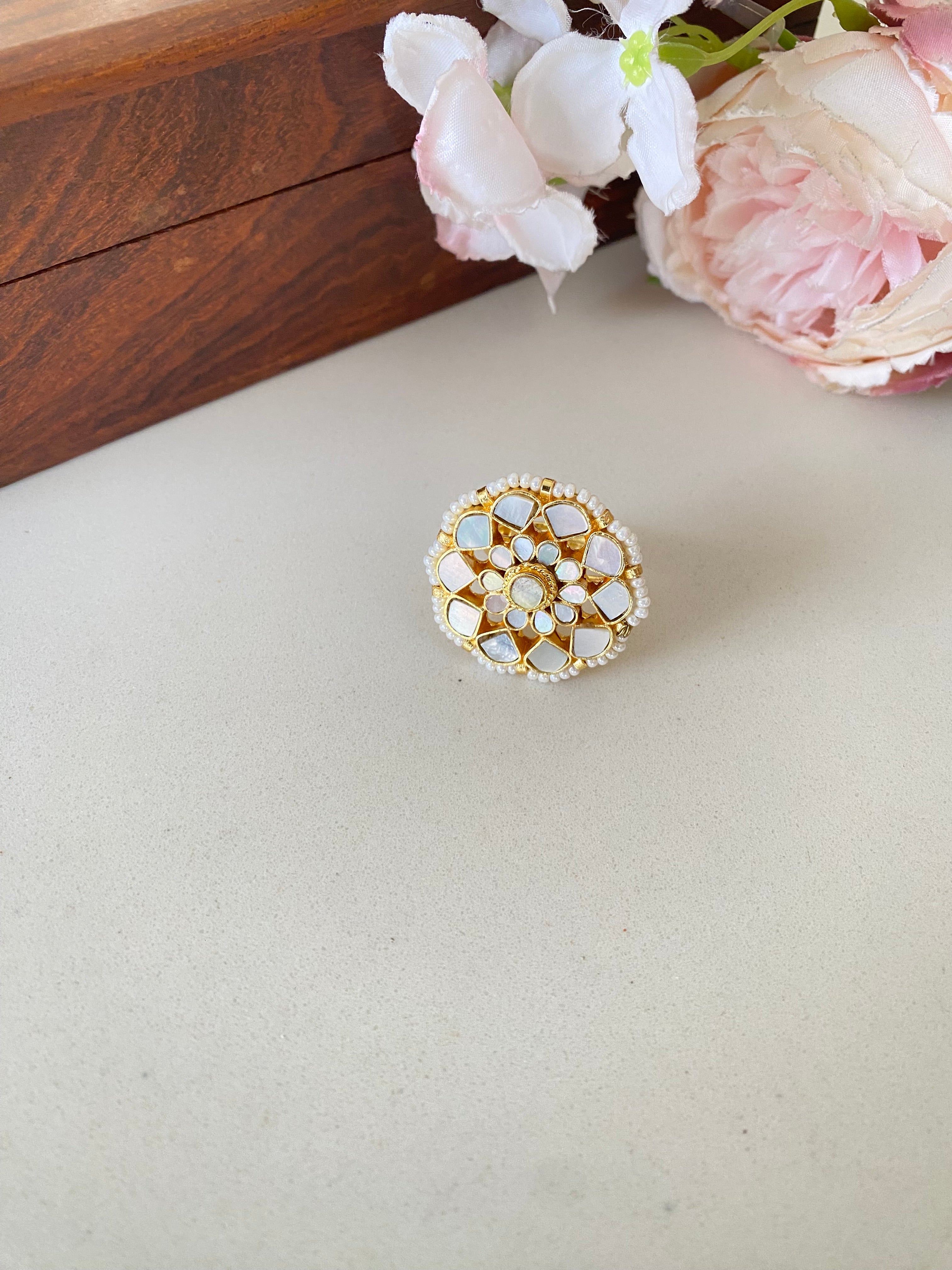 Mother of pearl Ring