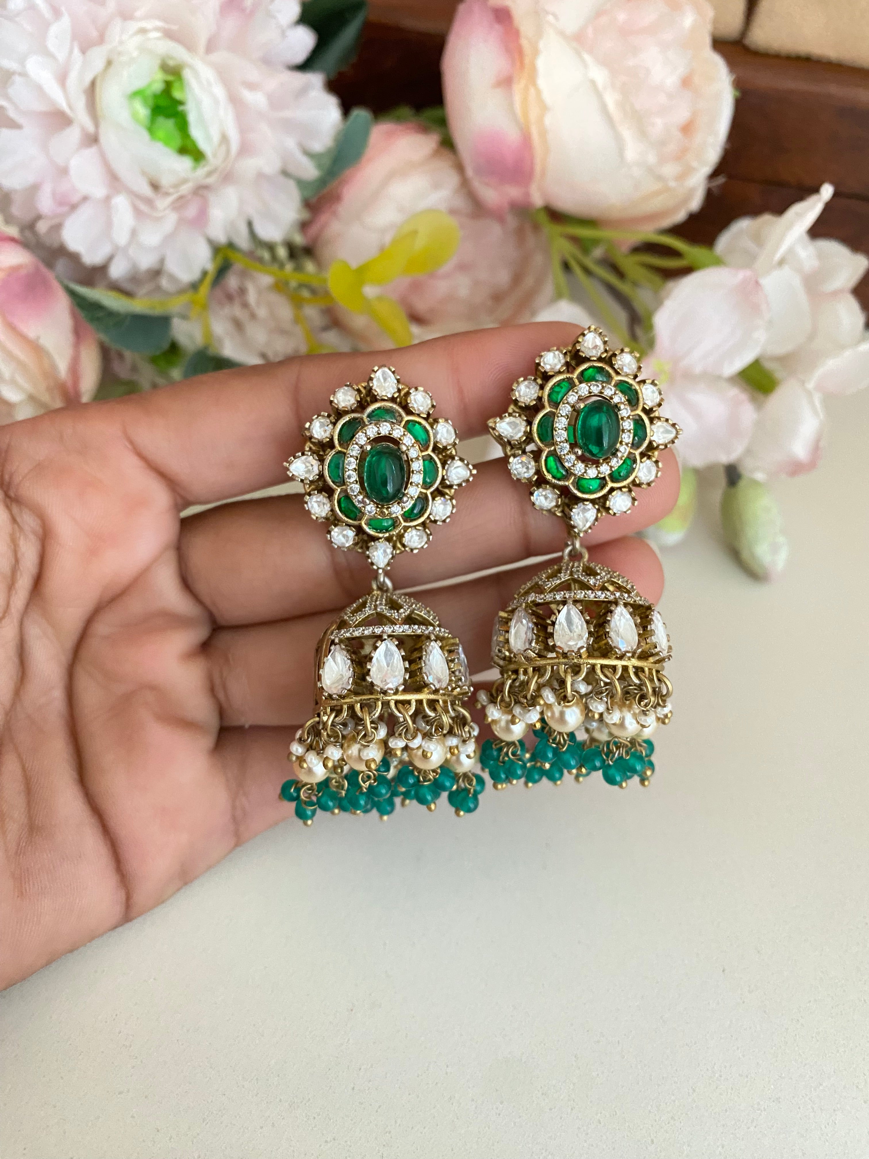 Moissanite Jhumka