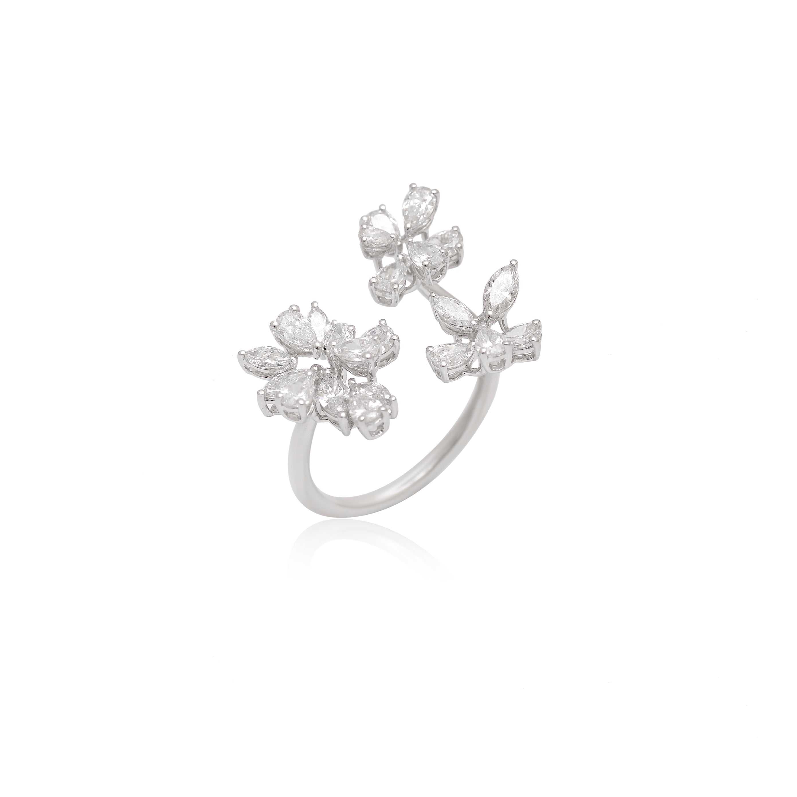 Twin Bloom Ring